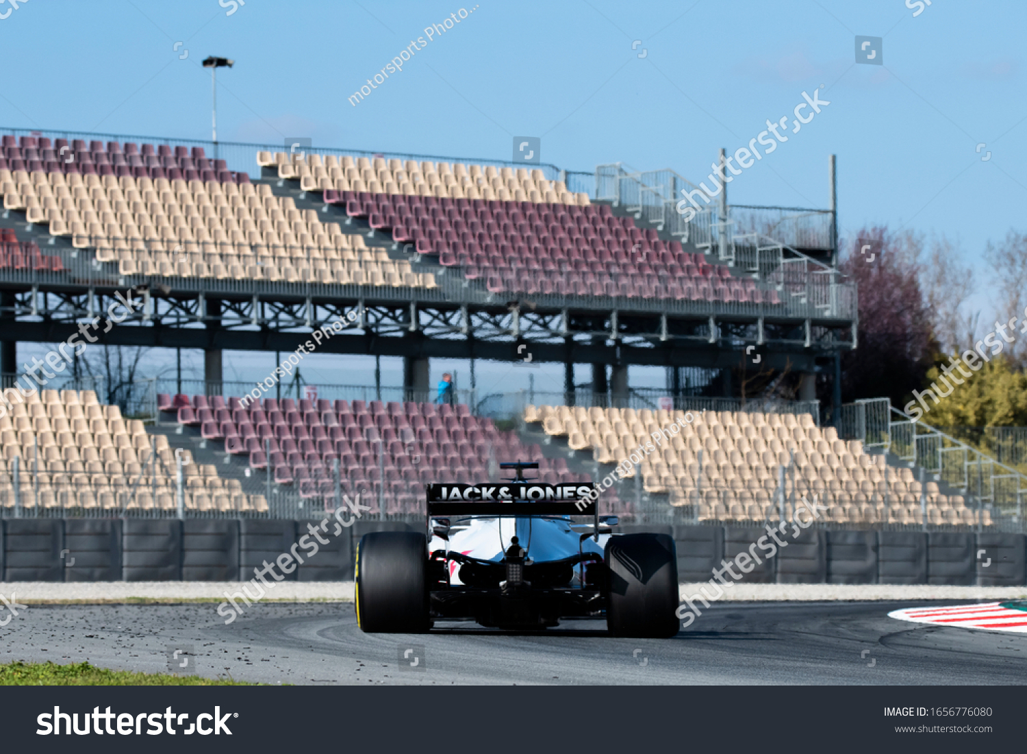 Kevin Magnussen, Norway competes for  Haas F1 Team at the F1 Winter Testing for the 2020 season at the Circuit de Barcelona-Catalunya, Spain #1656776080