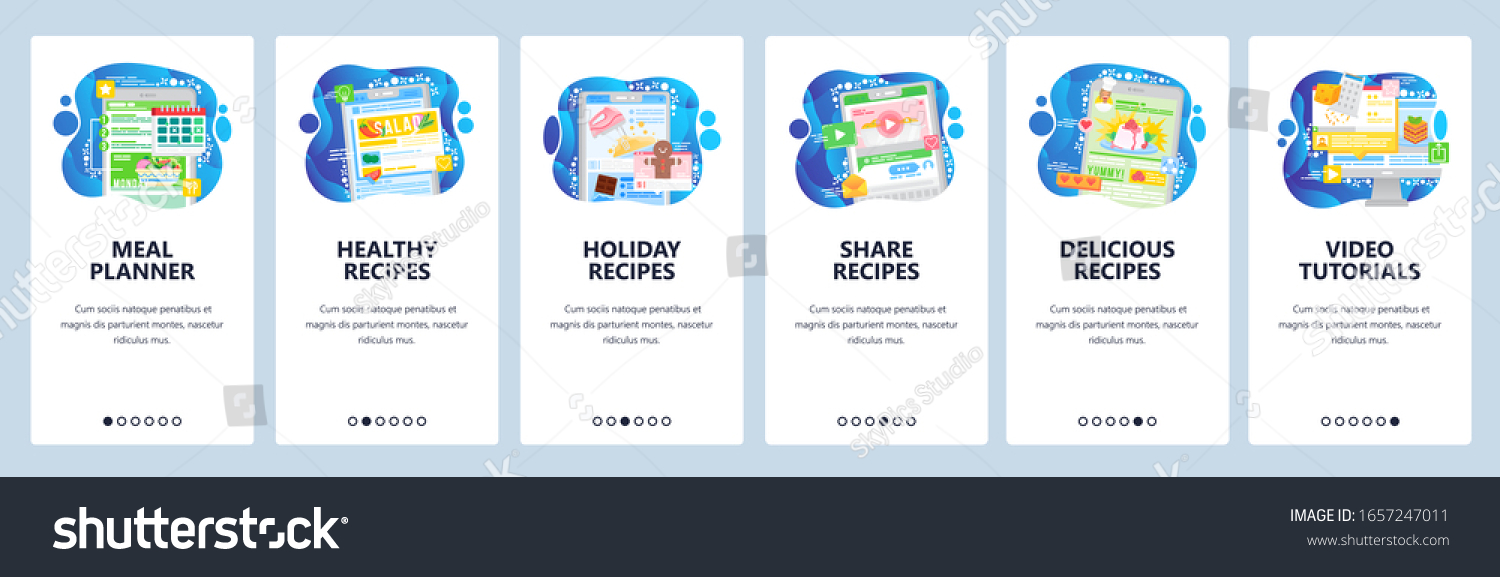 Meal delivery calendar, healthy food recipes, Royalty Free Stock