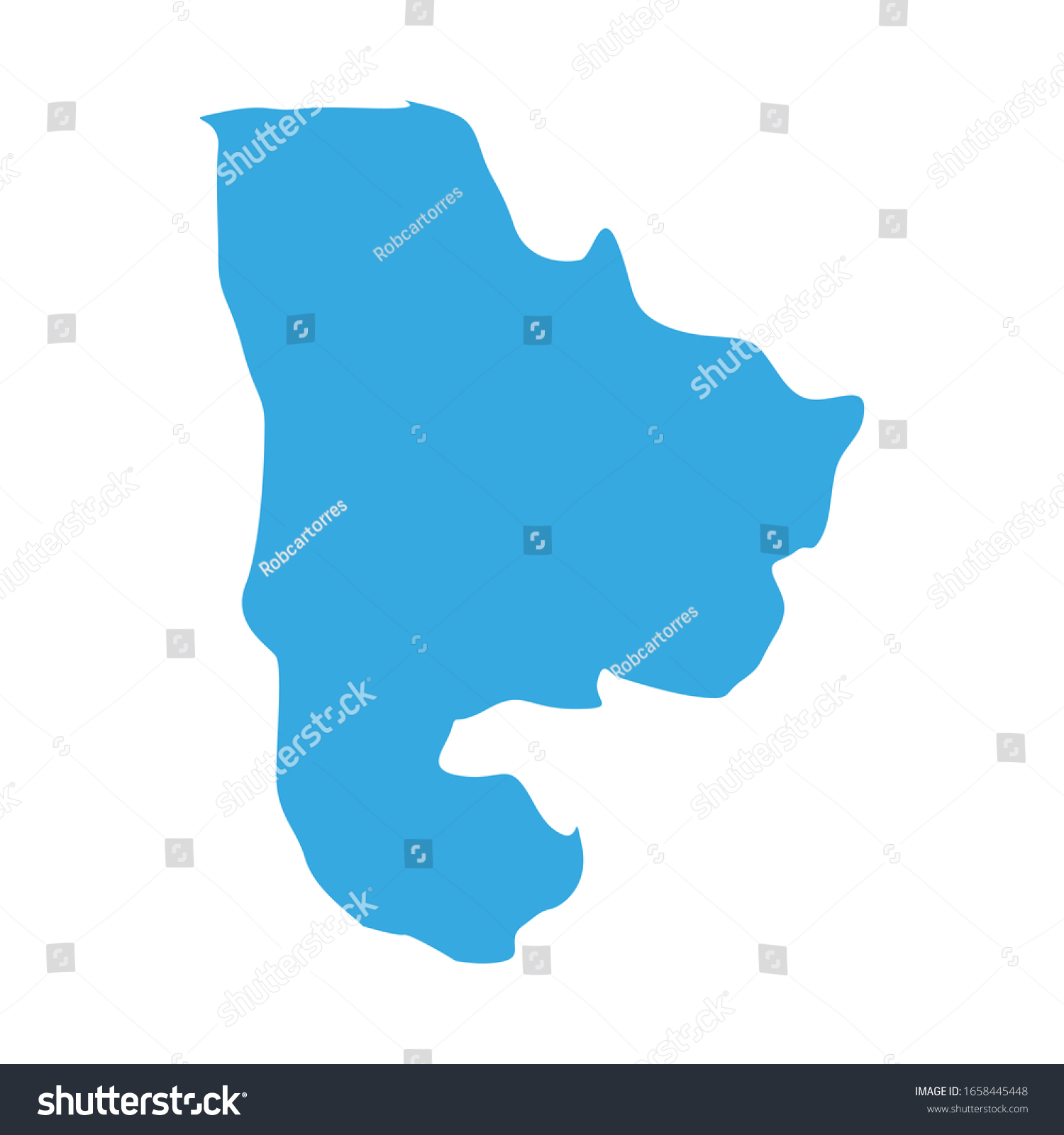 Mbeya region map in Tanzania country - Royalty Free Stock Vector ...