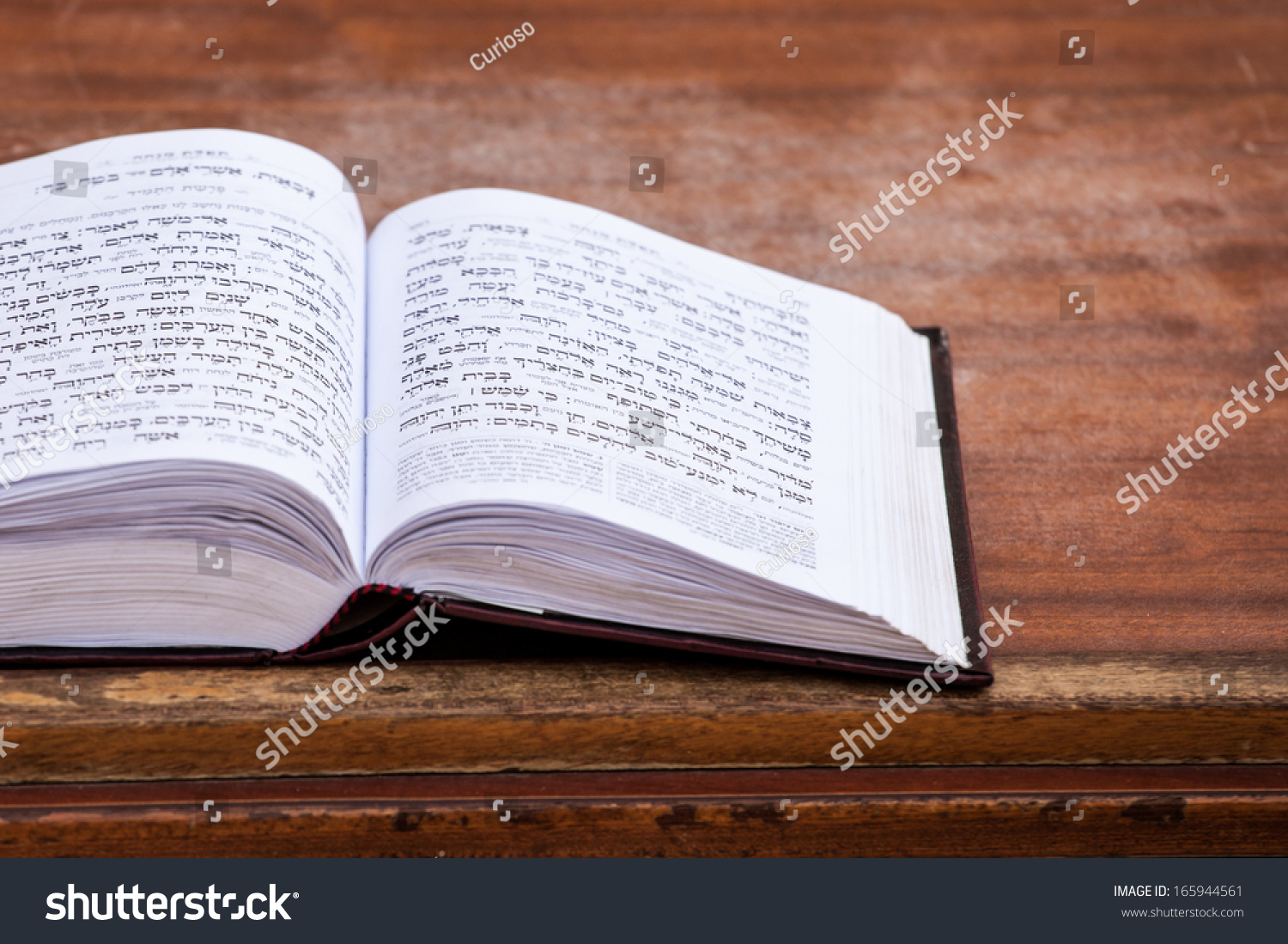 Jewish praying book on table. #165944561