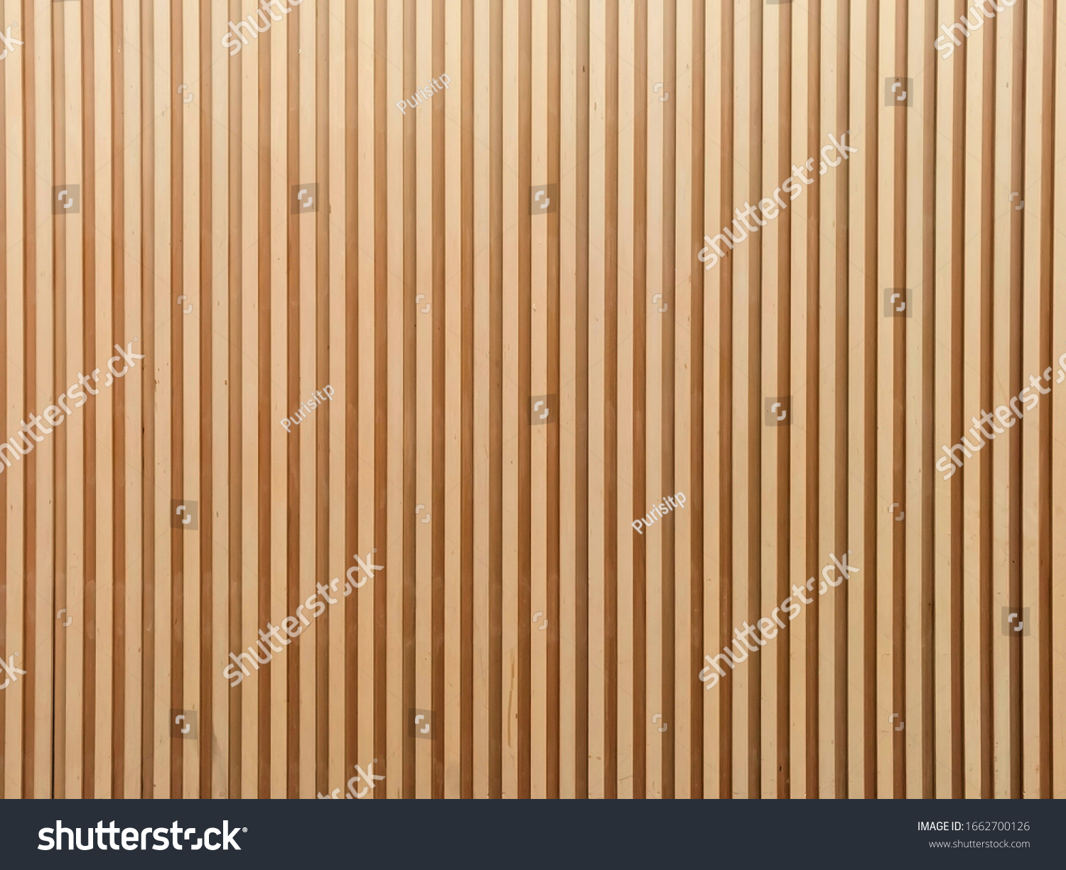 Interior wall cladding made from strips of plywood - wall texture #1662700126