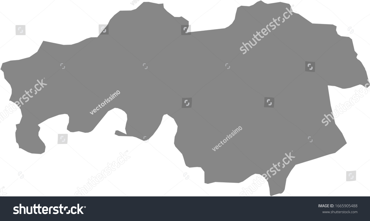 Map of the Netherlands Province of North Brabant - Royalty Free Stock ...