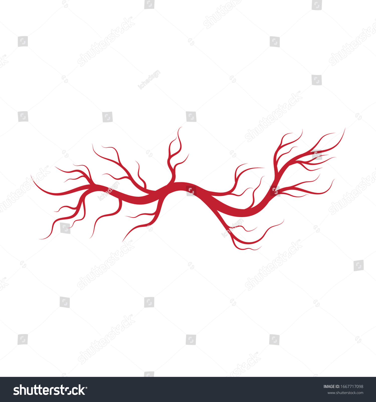 Human Veins And Arteries Illustration Design Royalty Free Stock Vector 1667717098 8184