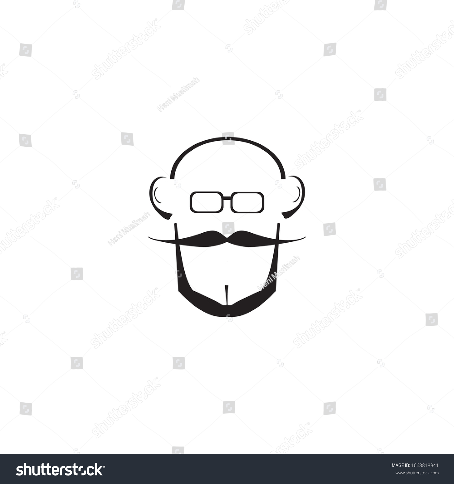 Gentleman logo vector template illustratiion - Royalty Free Stock ...