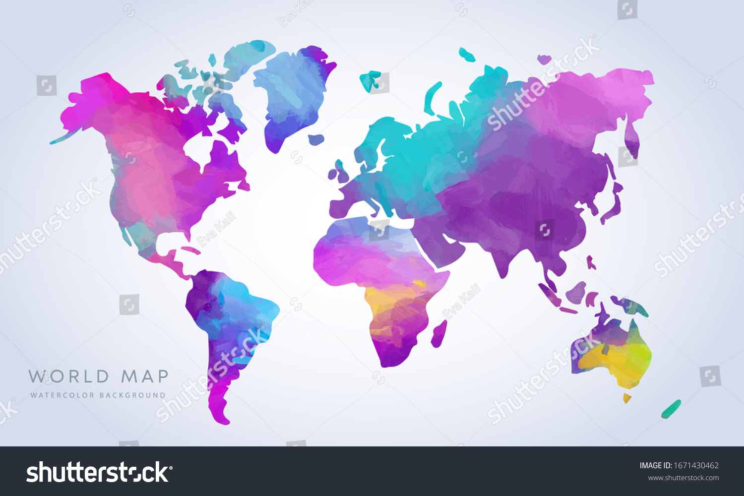 vibrant world map colors vector hand drawn vibrant watercolor world map isolated on white background vibrant world map colors color tour colour nails hand texture europe travel isolated colourful amer #1671430462