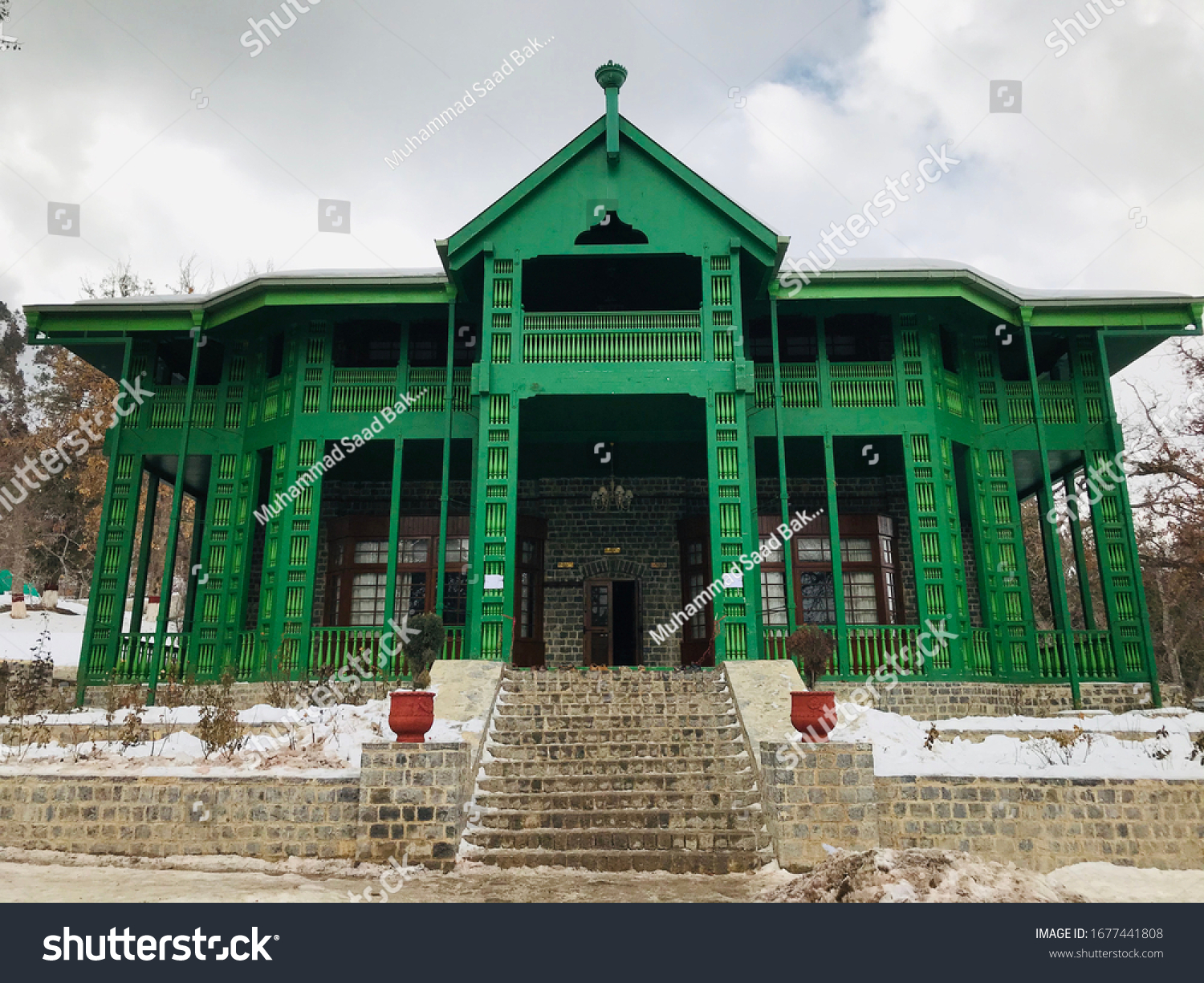 Image of Ziarat Residency / Quaid-e-Azam Residency Situated in Ziarat Balochistan Pakistan #1677441808