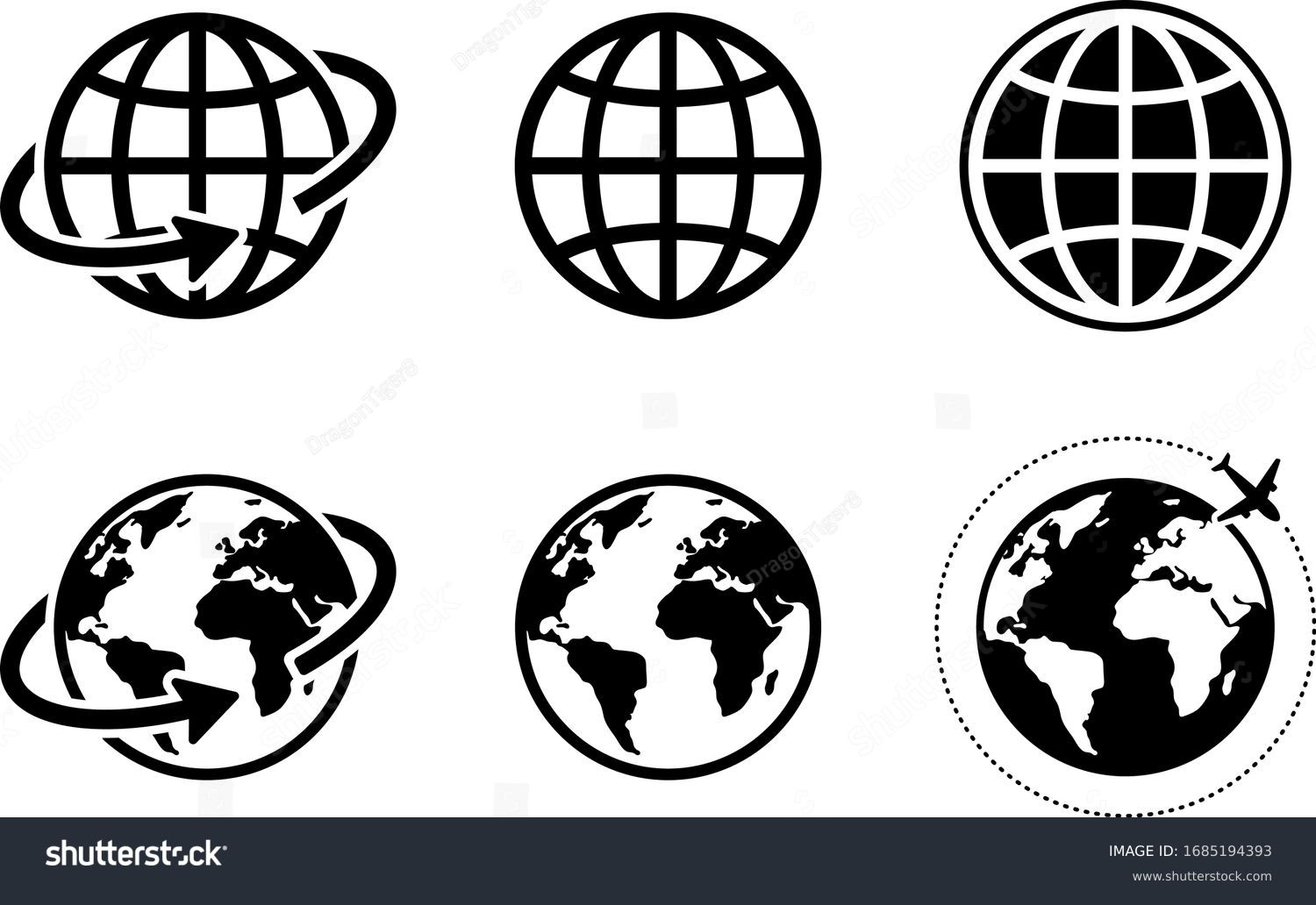 globe icon of web image set #1685194393