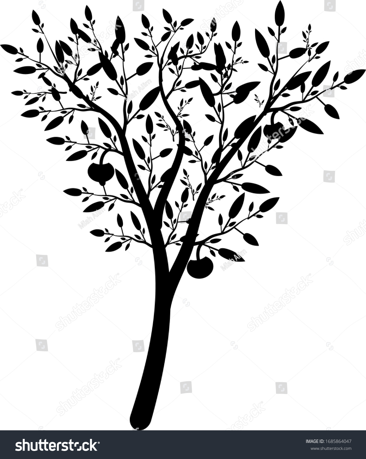 black-and-white-tree-on-a-white-background-royalty-free-stock-photo