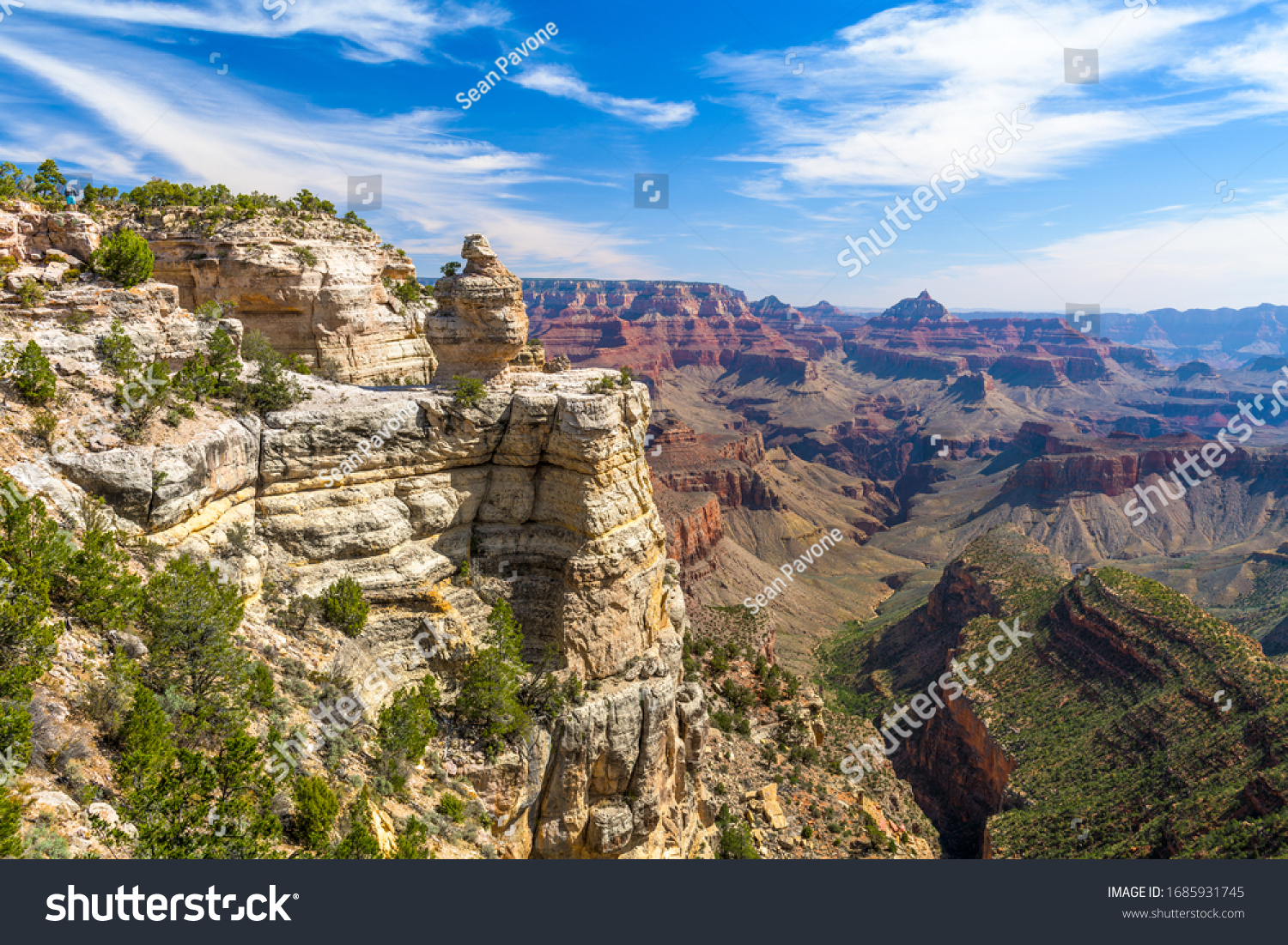Grand Canyon, Arizona, USA from the south rim. #1685931745