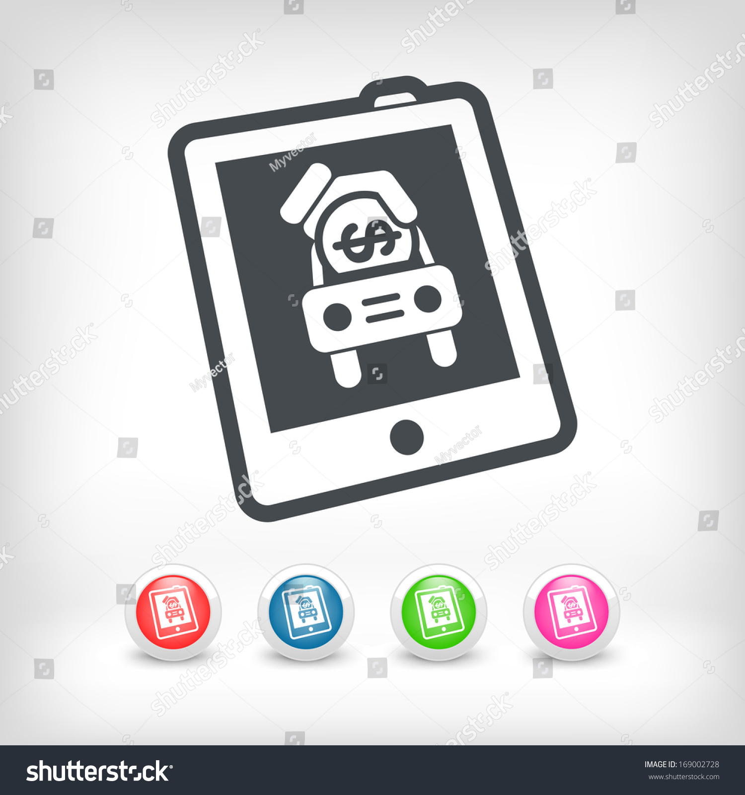 Car Sales Icon Royalty Free Stock Vector Avopix Com