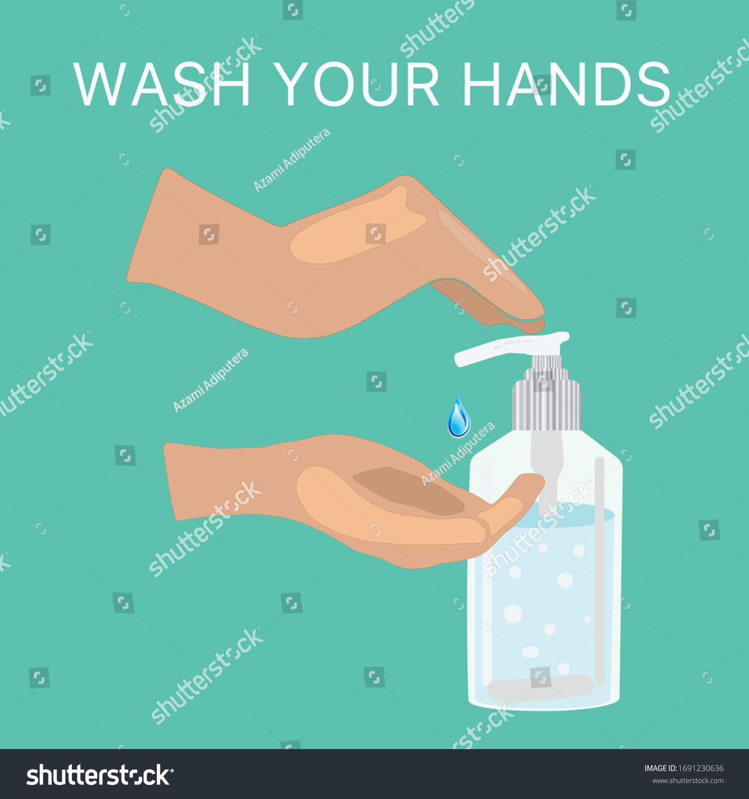 Hand Sanitizer Vector Hand Sanitizer Symbol Royalty Free Stock Vector 1691230636