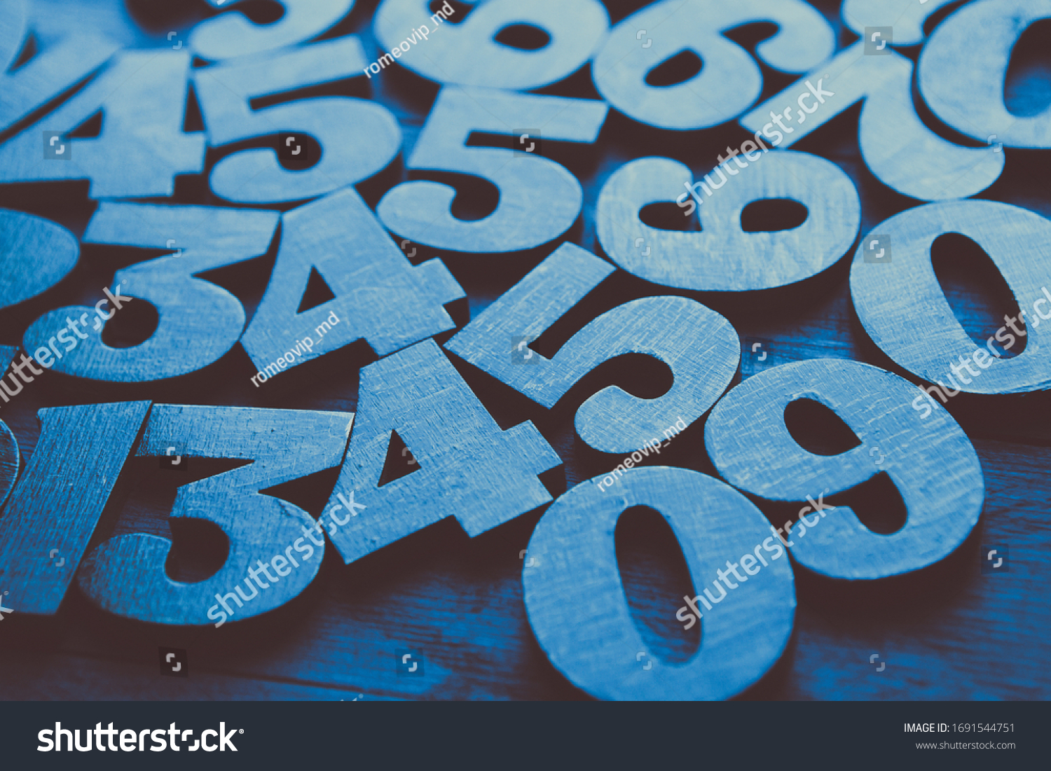 Background of numbers. from zero to nine. Numbers texture. Finance data concept. Matematic. Seamless pattern with numbers. financial crisis concept. Business success.  #1691544751