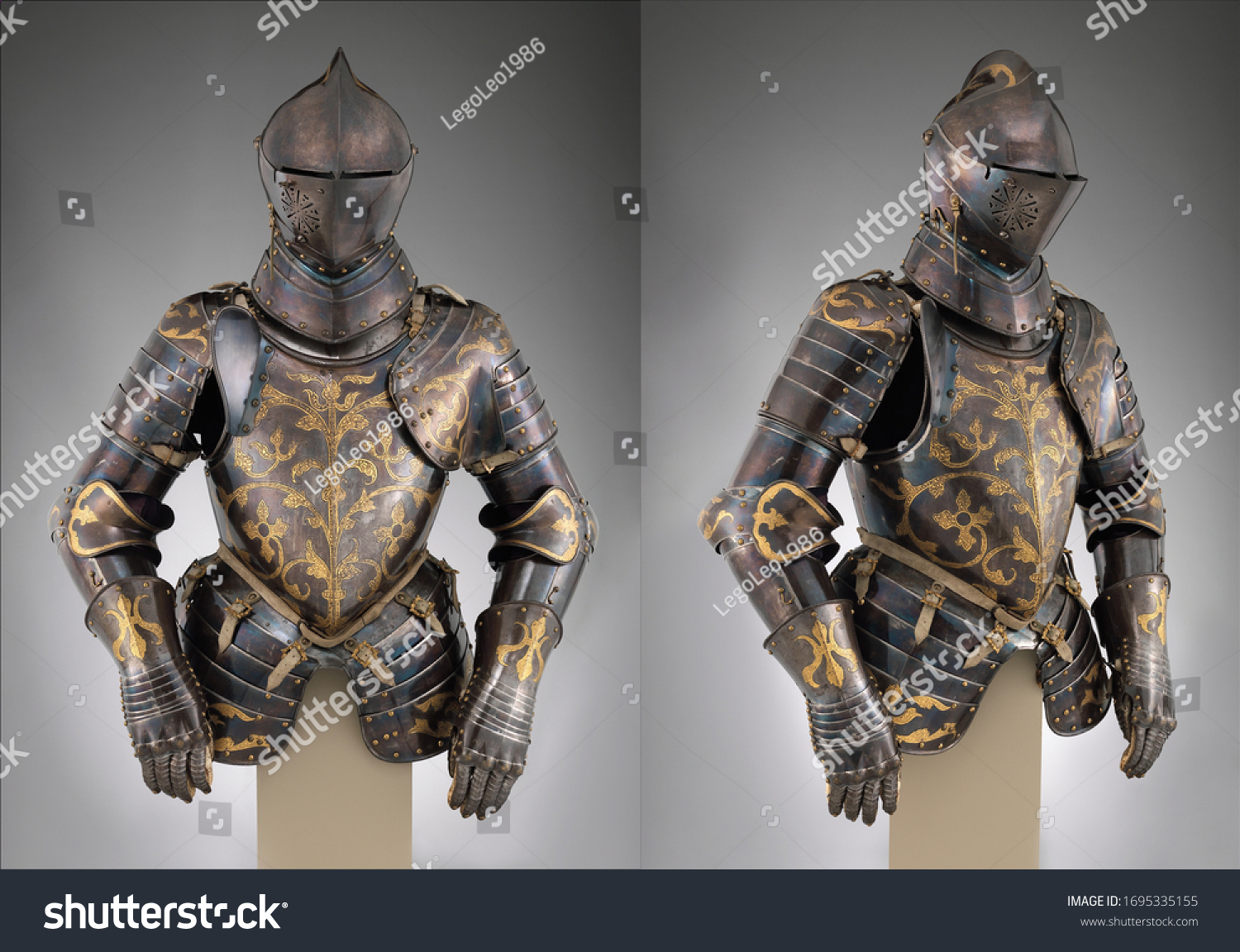 Armor from different angles views, Medieval knight Armor #1695335155