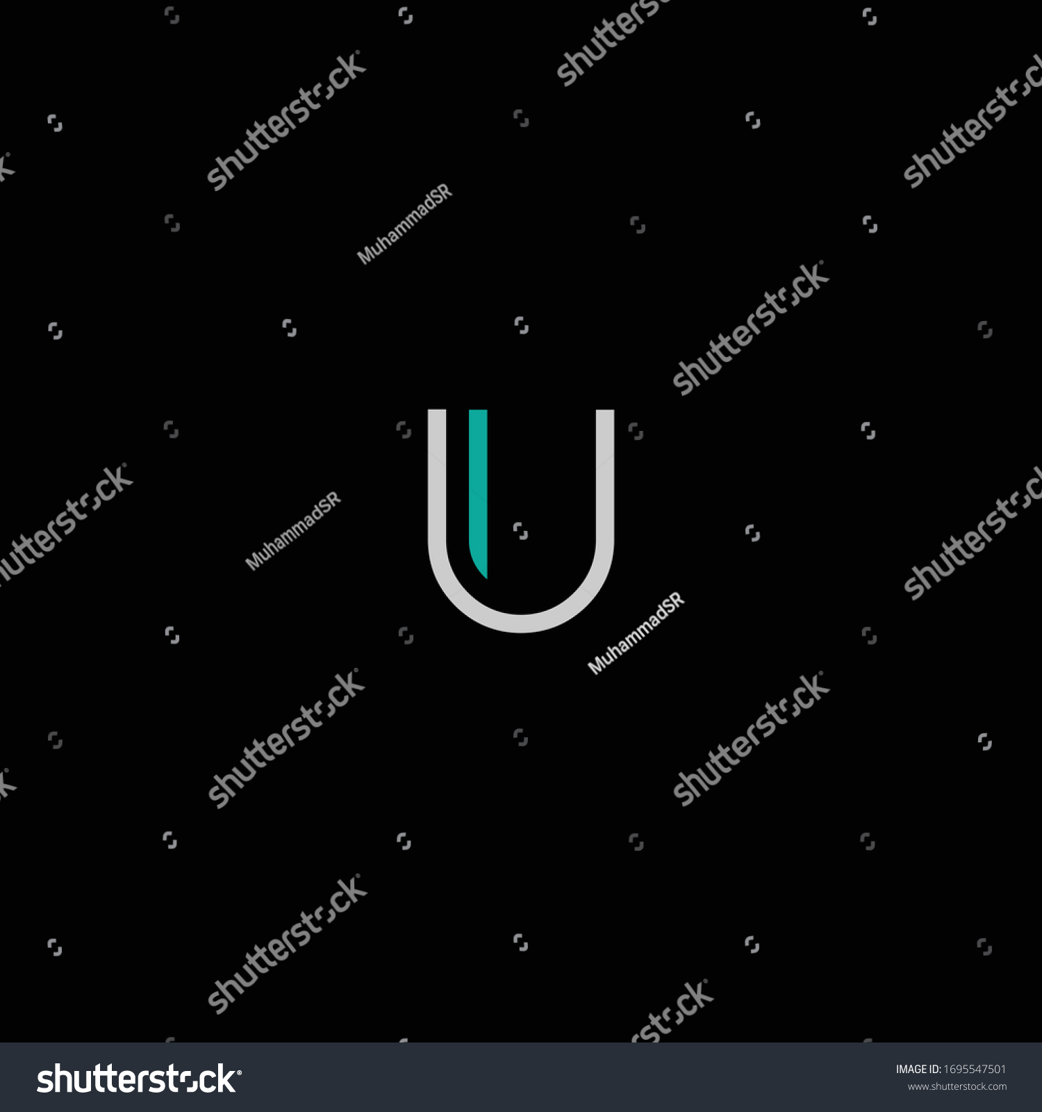 U single letter designs for logo and icons - Royalty Free Stock Vector ...