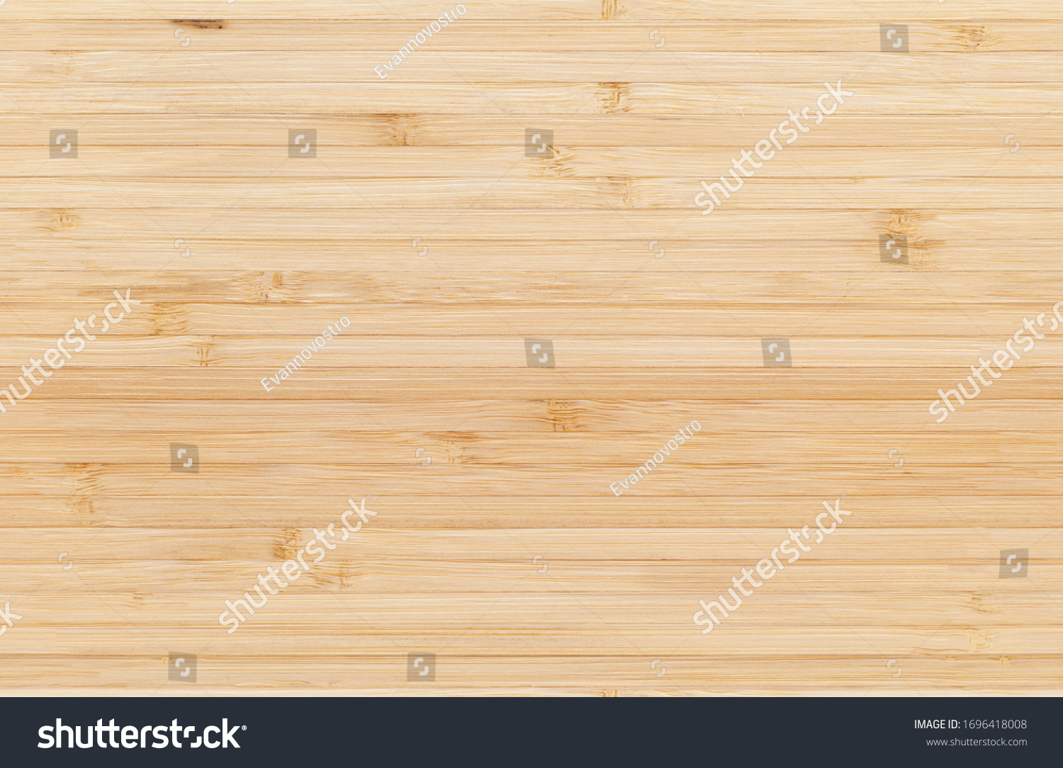 New clean bamboo board with striped pattern, seamless background photo texture #1696418008