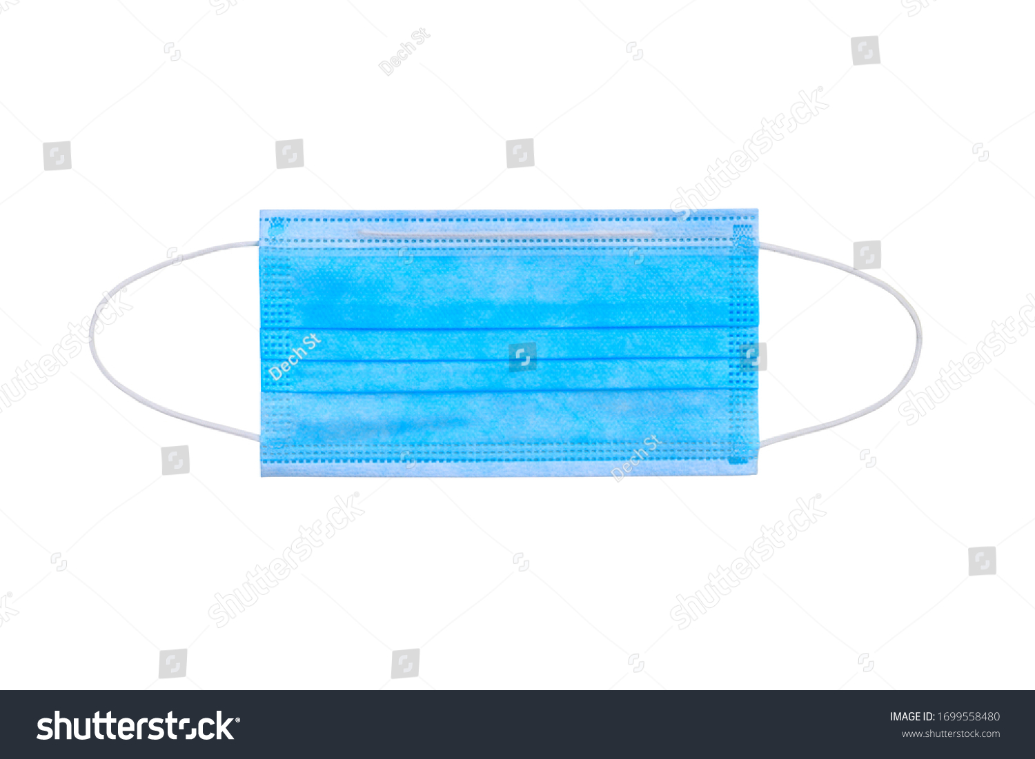 Doctor mask and corona virus protection isolated on a white background, With clipping path #1699558480