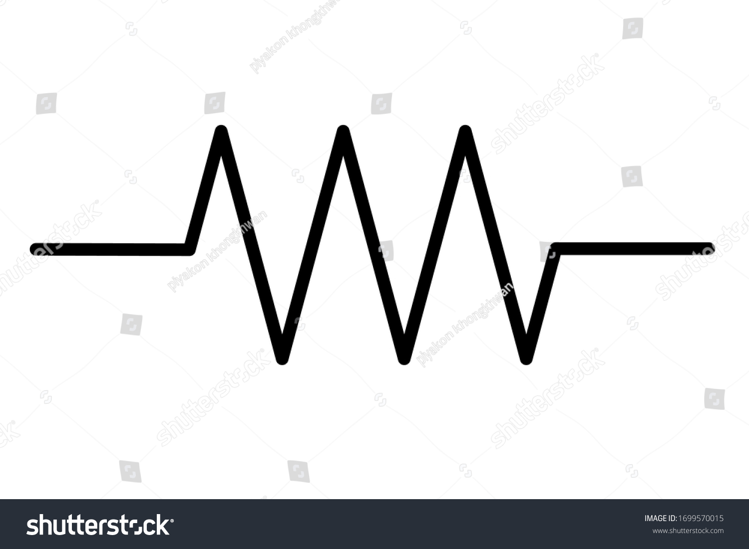 Resistor symbols in electrical and electronic - Royalty Free Stock ...