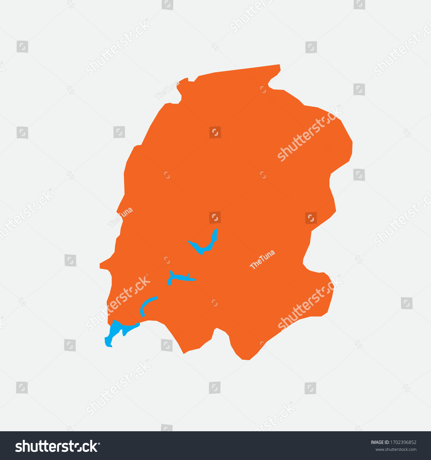 Map of Turkey Kahramanmaras city. Vector drawing - Royalty Free Stock ...