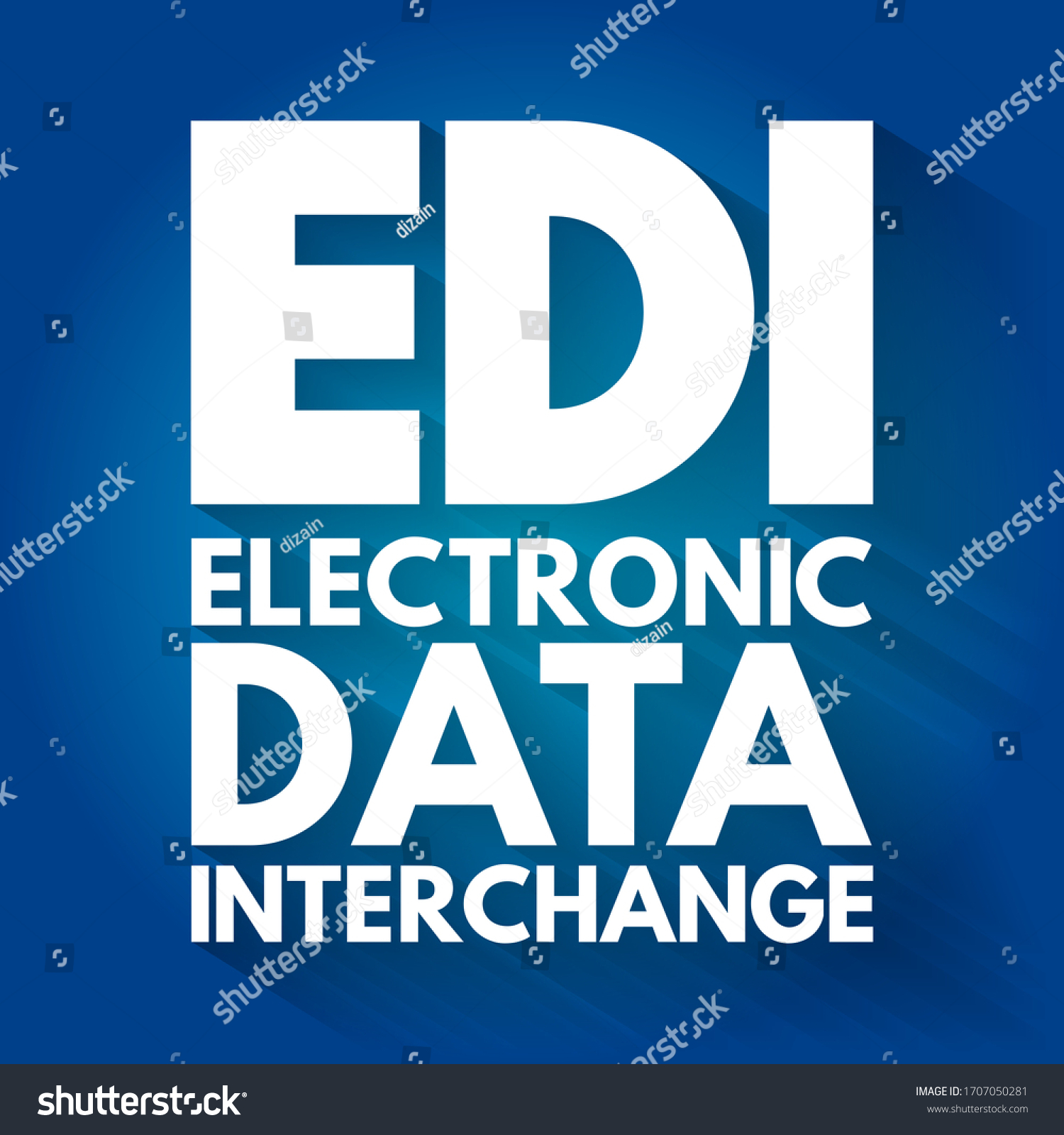 EDI Electronic Data Interchange - Concept Of - Royalty Free Stock ...