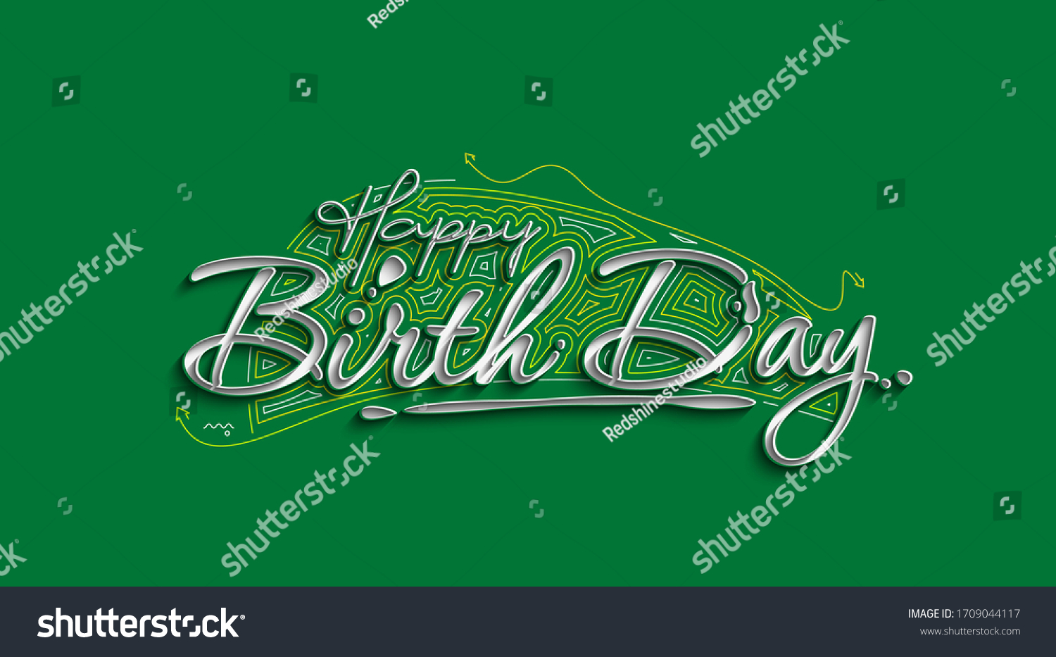 Happy Birthday Text Made Of Handwriting Vector Royalty Free Stock Vector 1709044117 3485