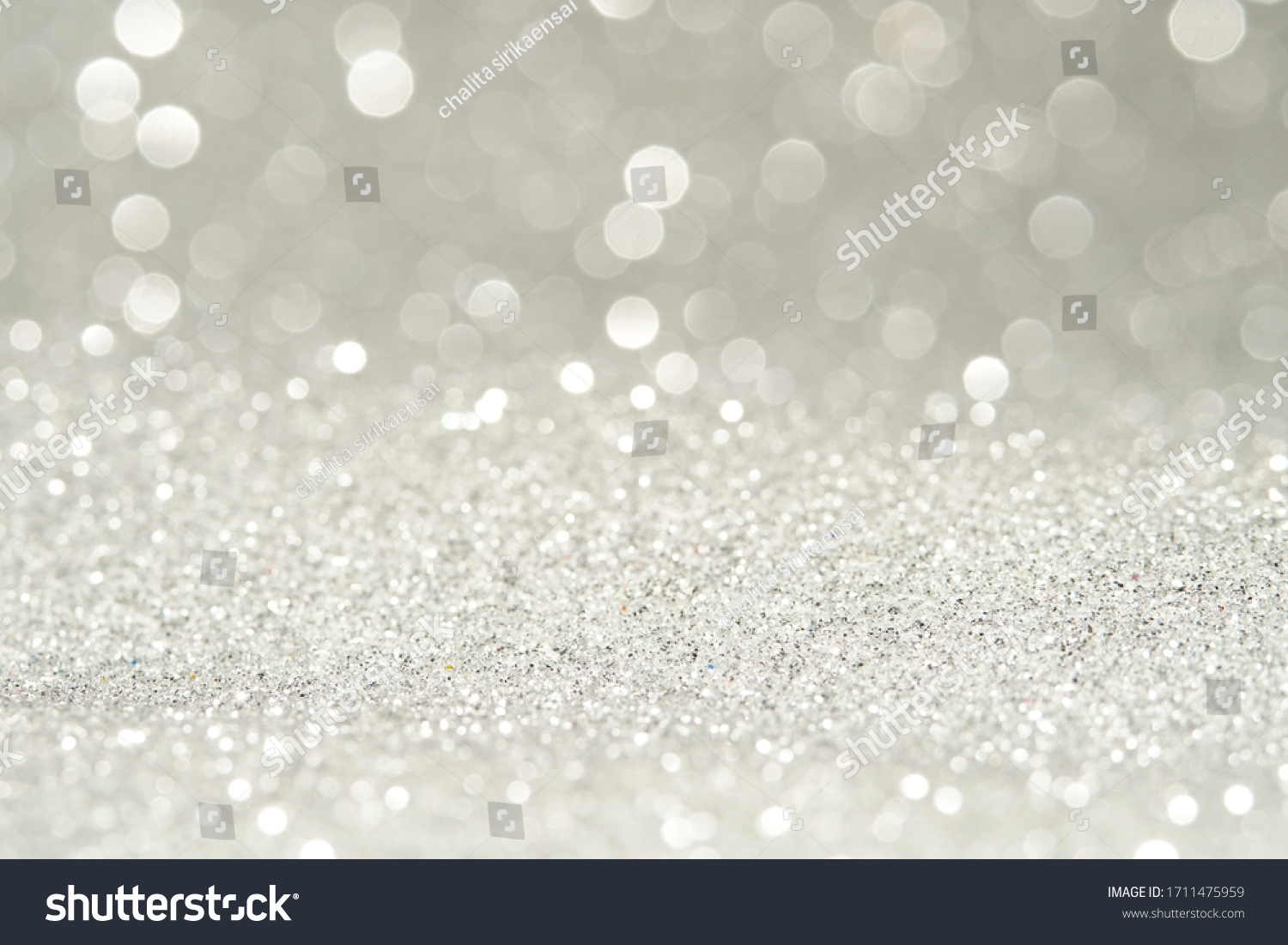 sparkles of Silver glitter abstract background #1711475959