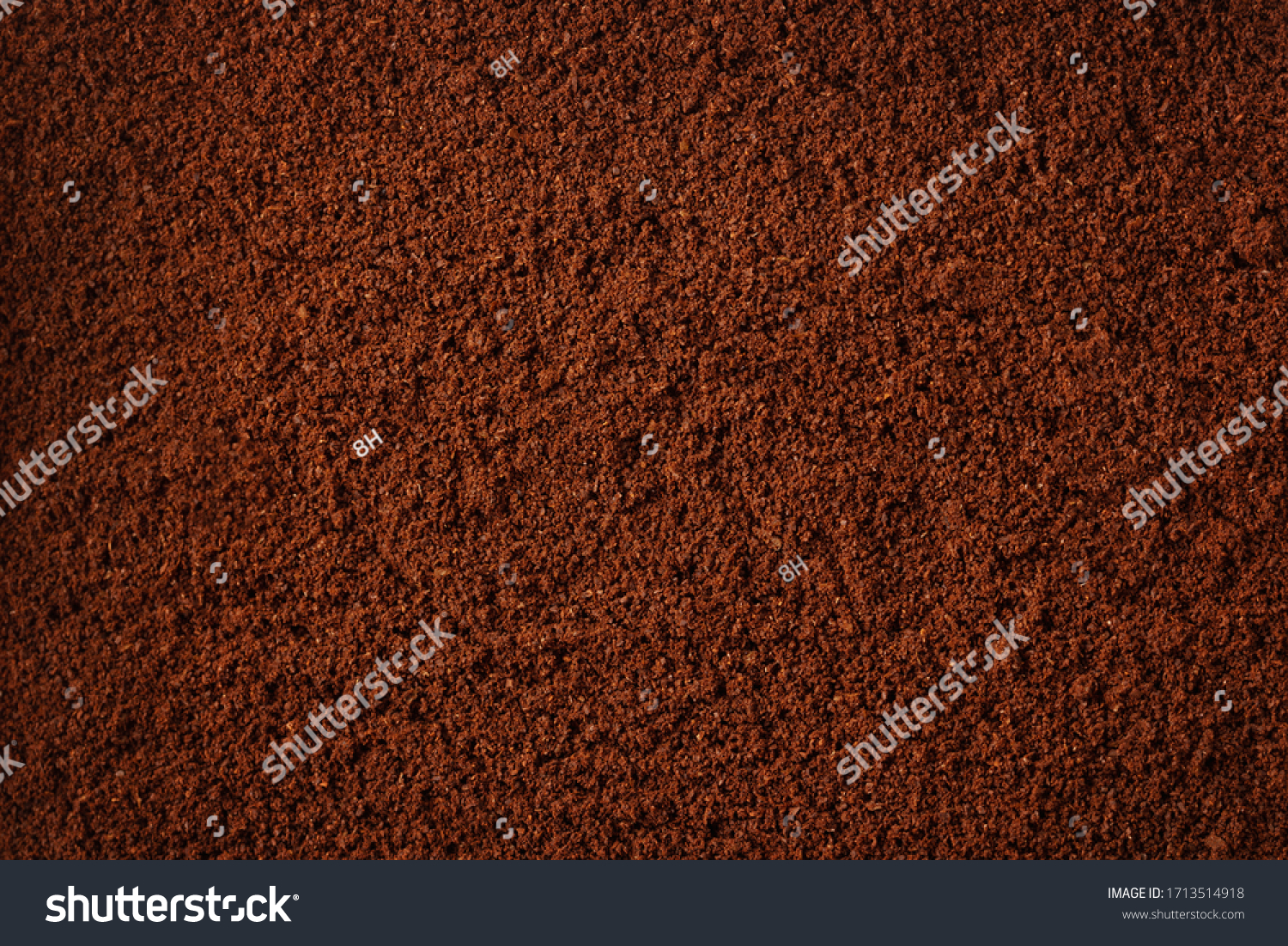 Coffee grind texture background , banner, closeup #1713514918