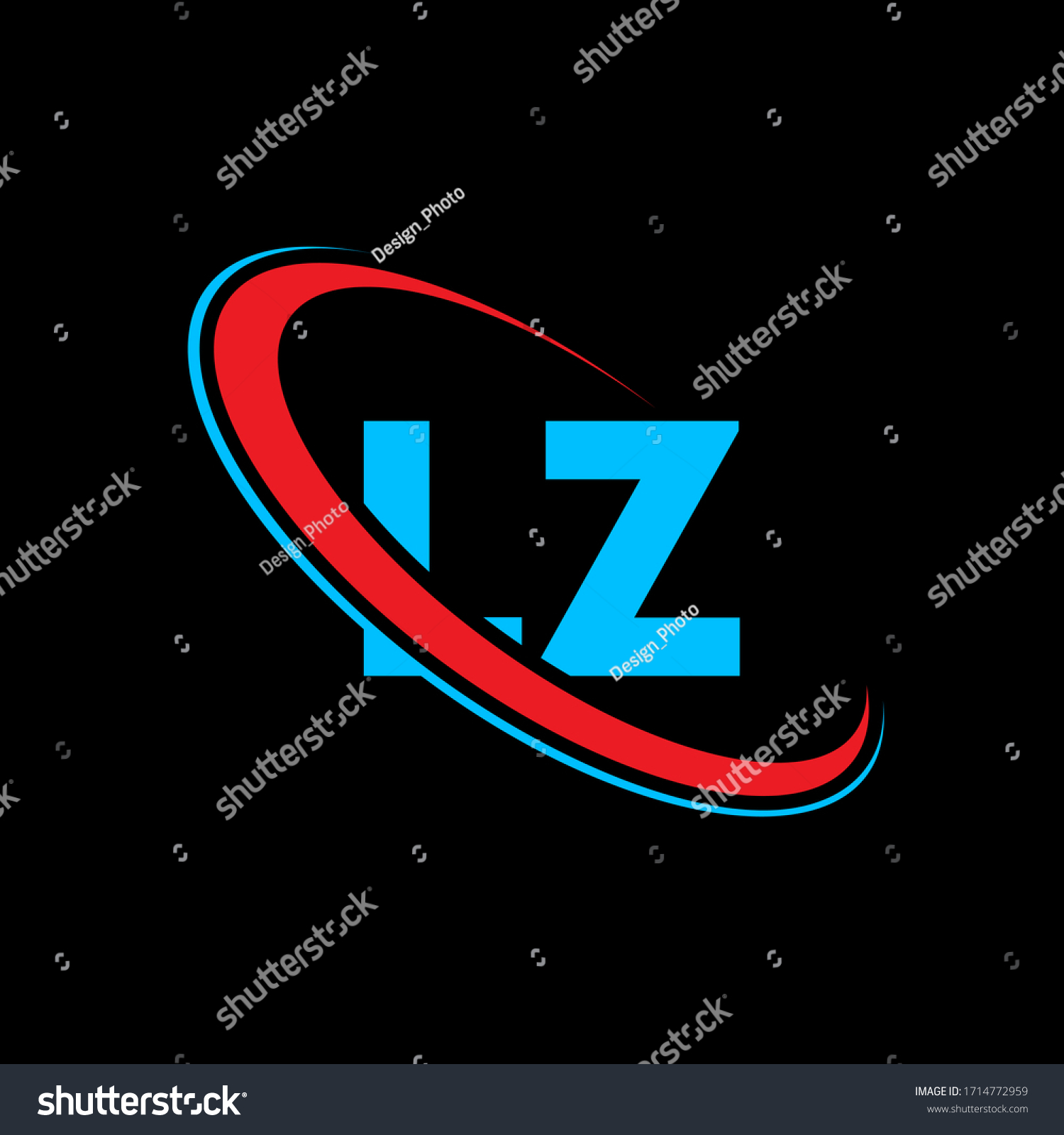 LZ L Z letter logo design. Initial letter LZ - Royalty Free Stock ...