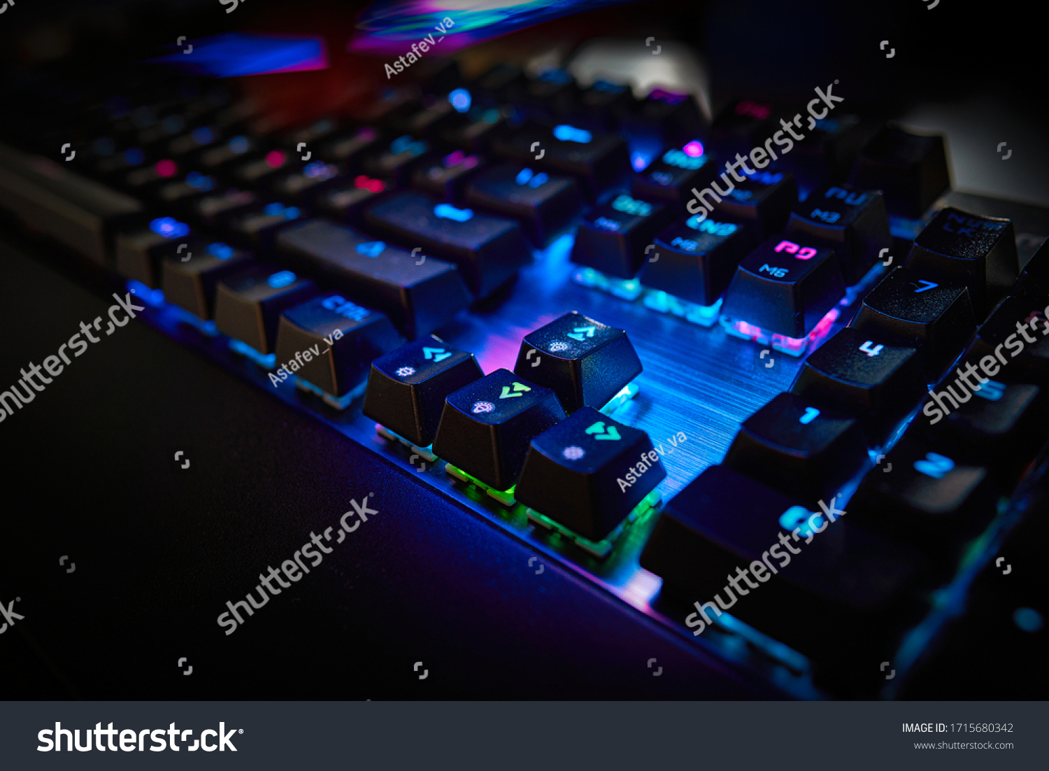 Gaming RGB LED backlit keyboard #1715680342