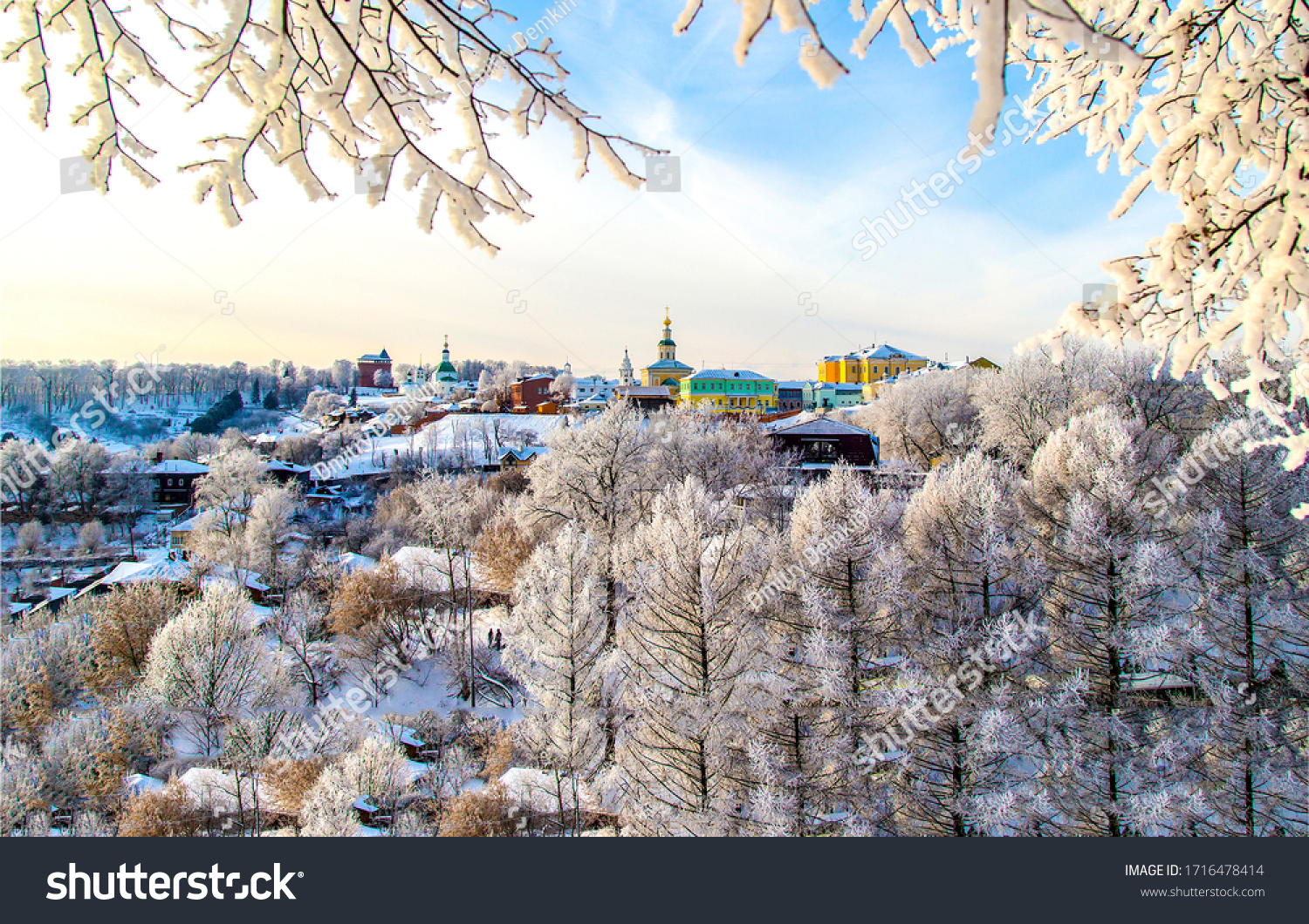 Winter towns in snow in Russia #1716478414