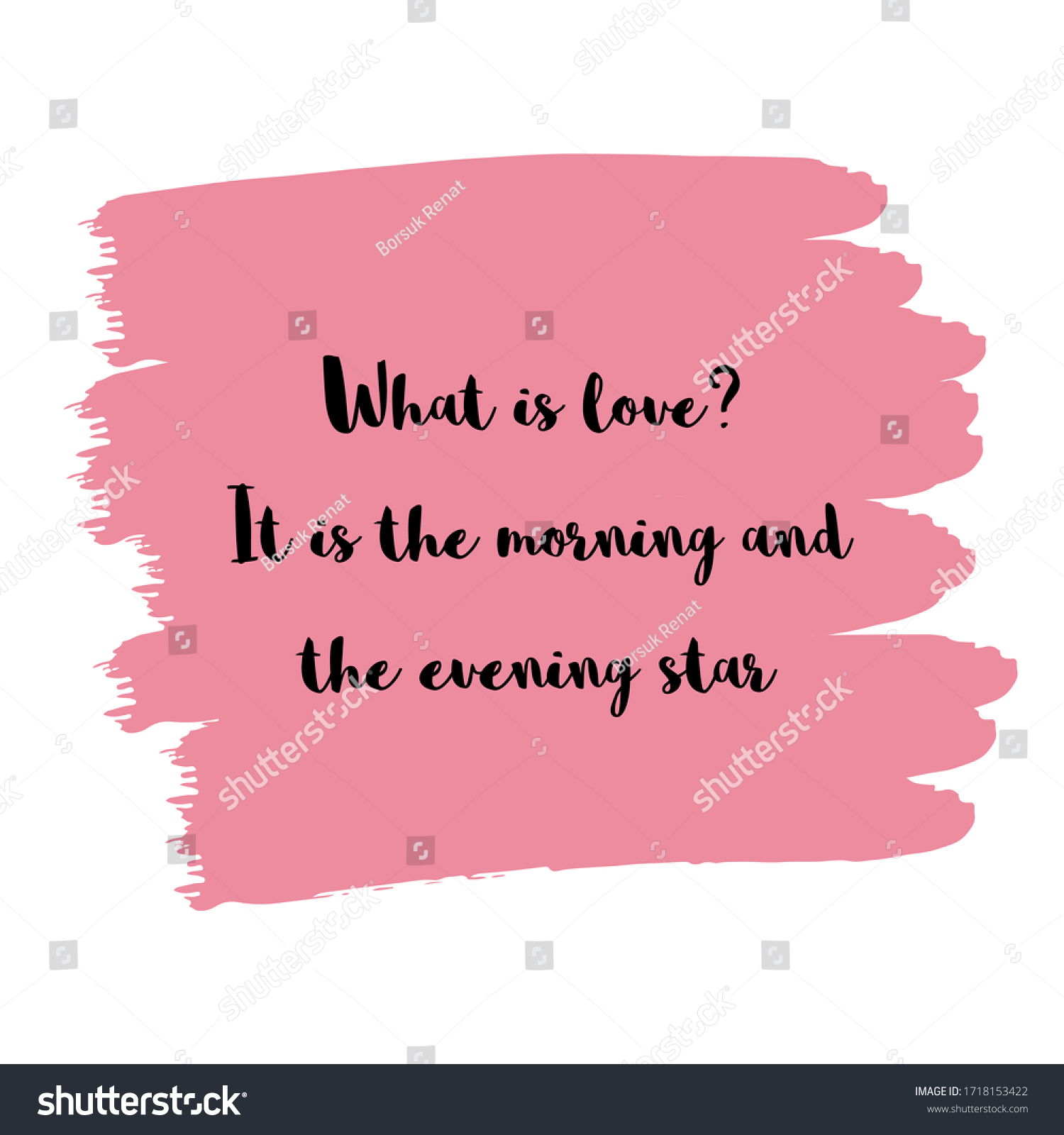 what-is-love-it-is-the-morning-and-the-evening-royalty-free-stock