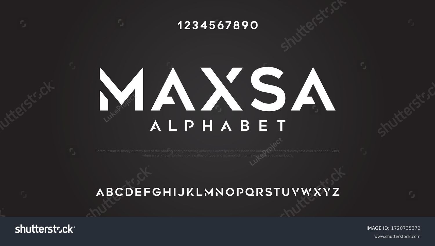 Maxsa alphabet custom text strong and funky #1720735372