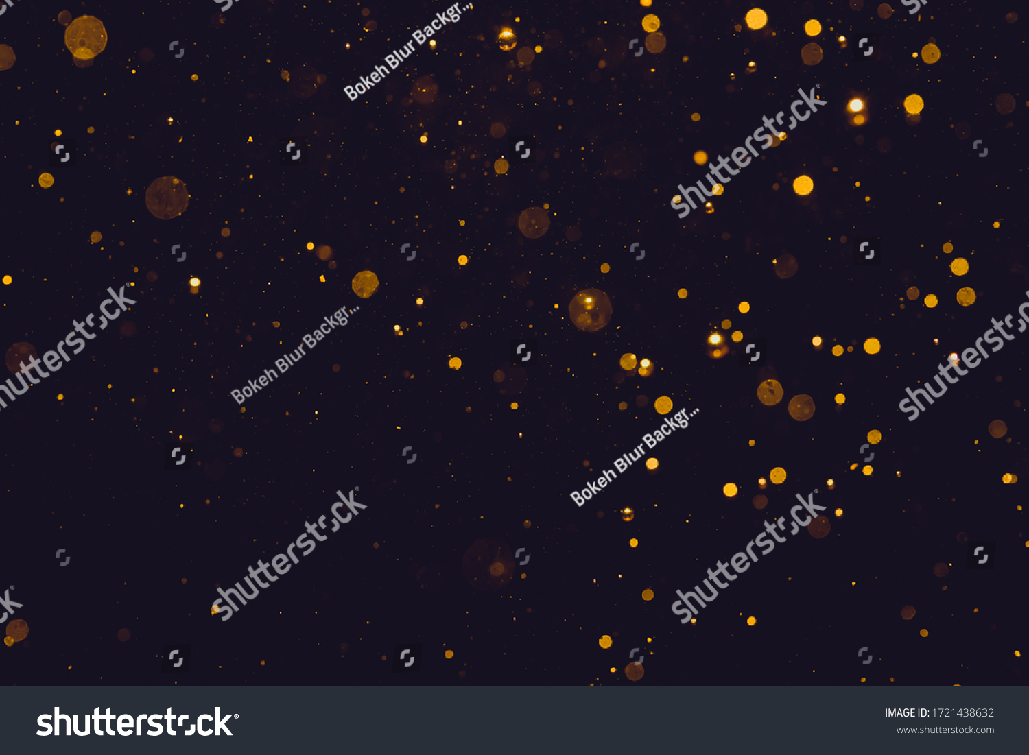 Glittering stars of bokeh use for celebrate background #1721438632