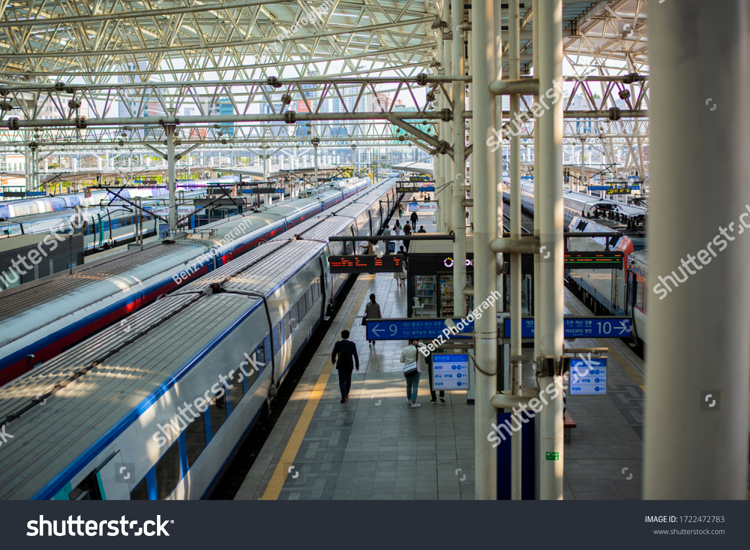 Seoul, South Korea -
April 22, 2020: Seoul train station #1722472783
