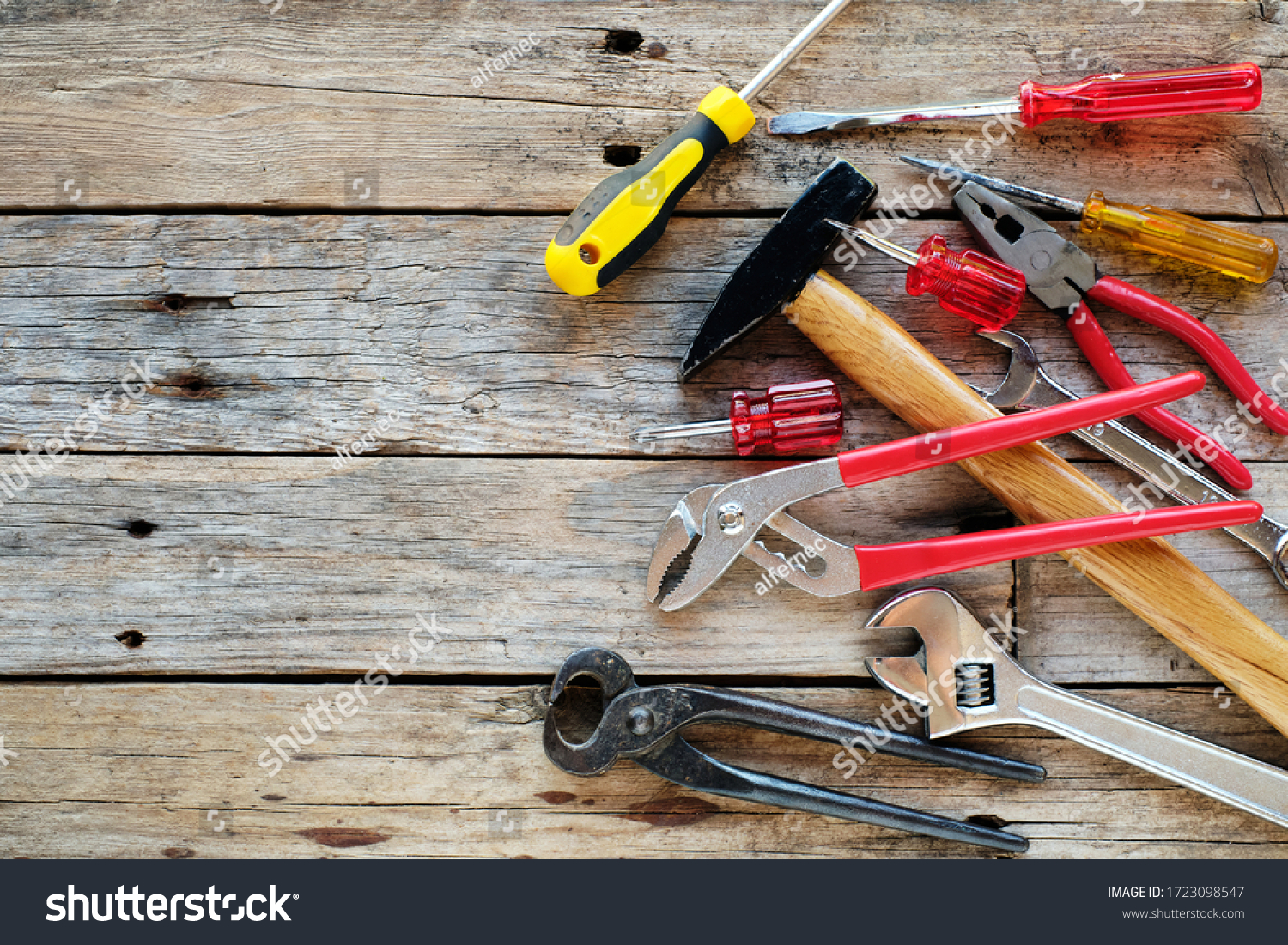 Background of various construction tools #1723098547