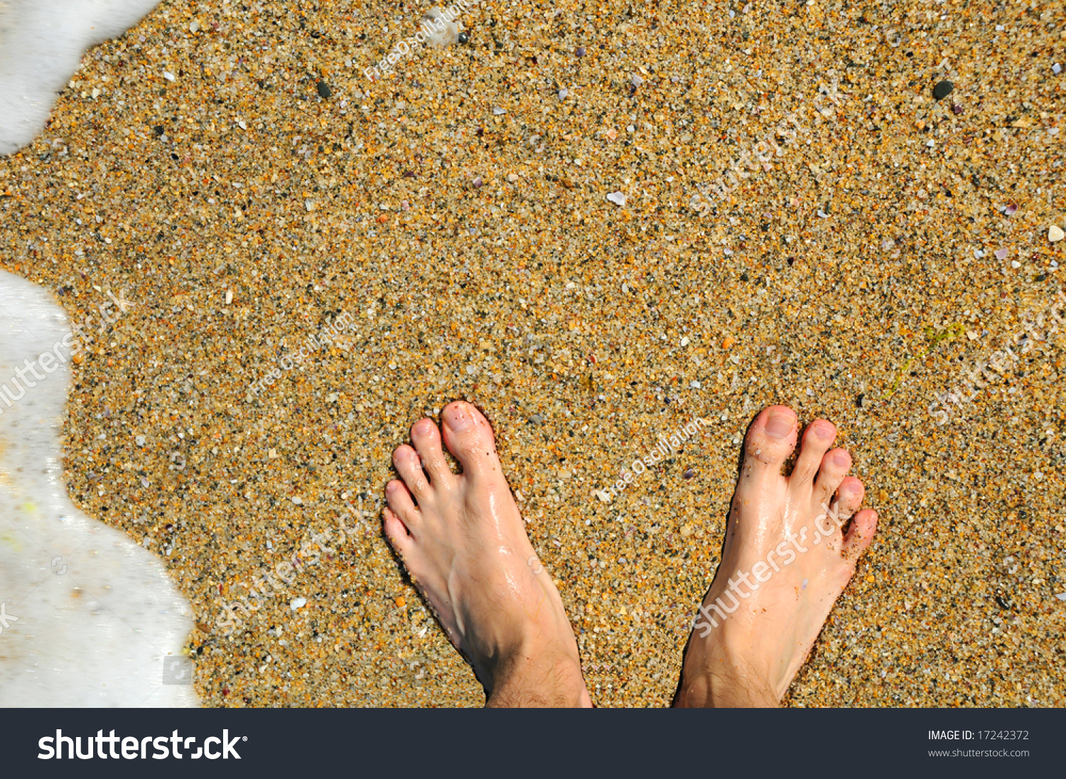 feet at beach #17242372
