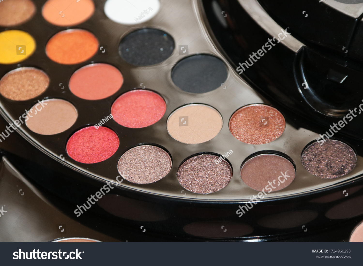 Eye shadow palette cosmetic products #1724960293