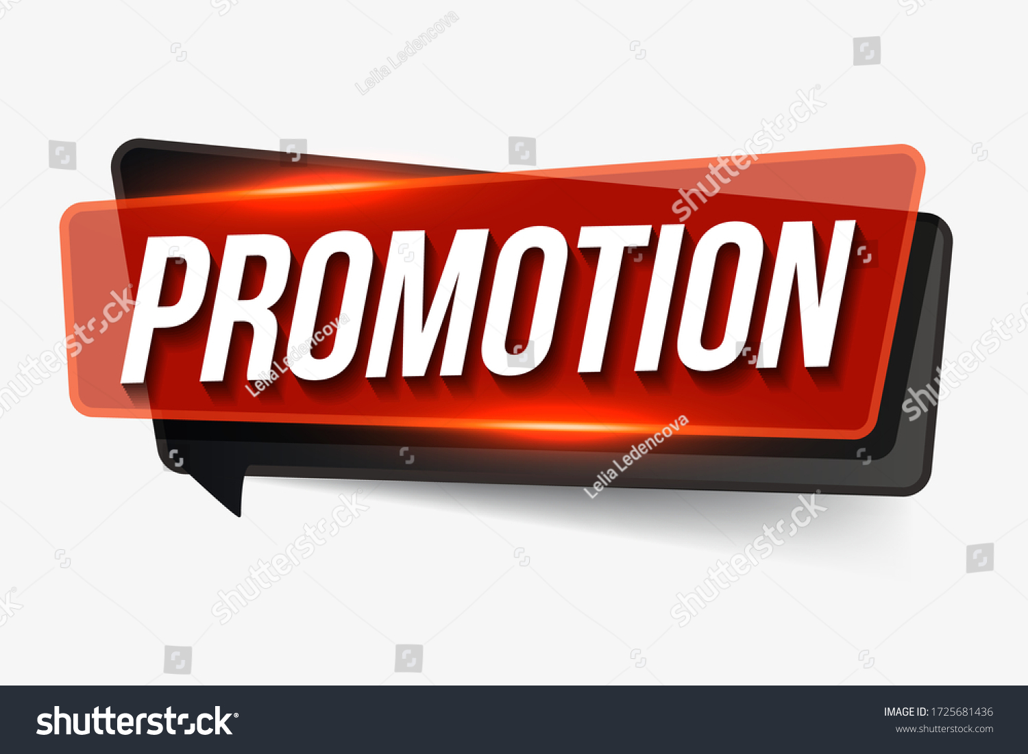 Promotion  sign. Promotion realistic paper speech bubble. banner Promotion
 #1725681436