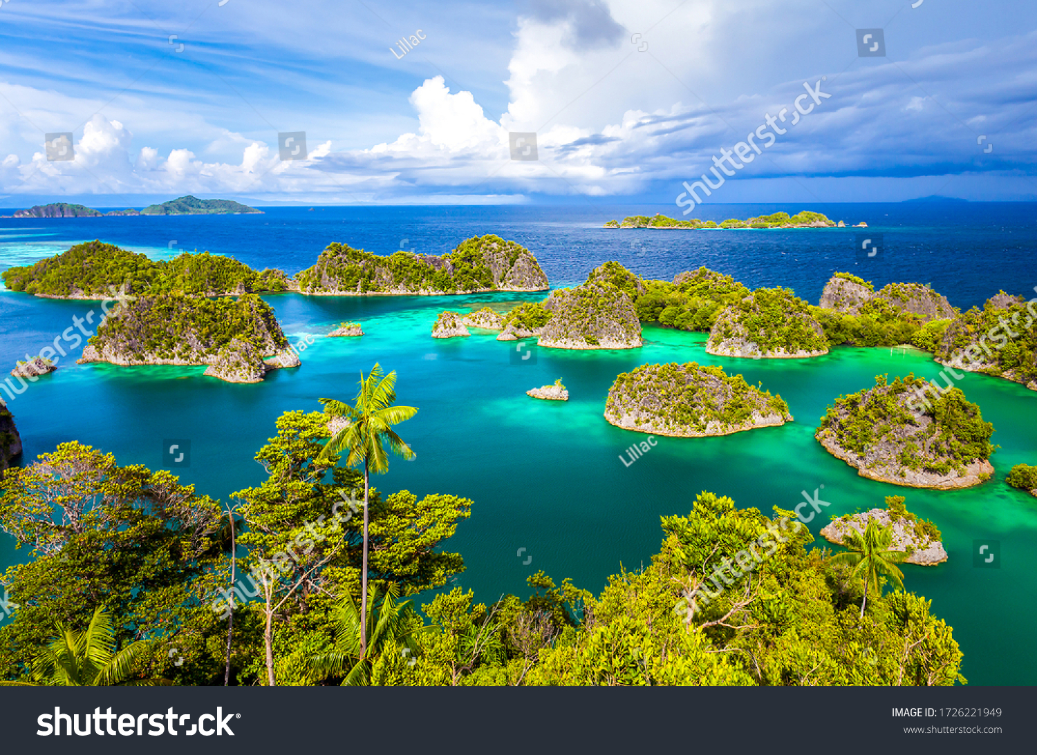 Tropical sea islands coast vacation landscape #1726221949