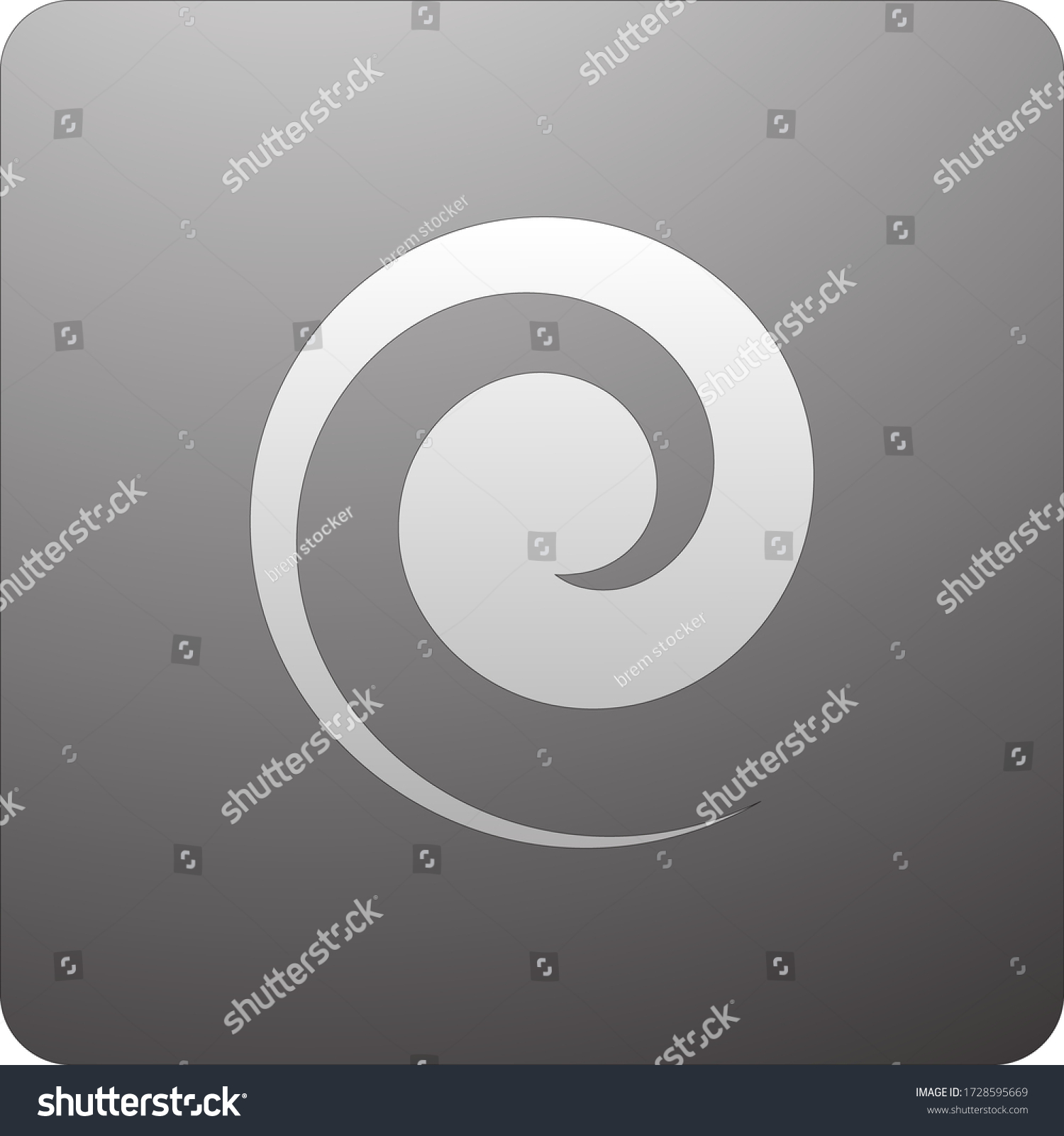 Revese Sound Effect Icon Vector Royalty Free Stock Vector 1728595669 