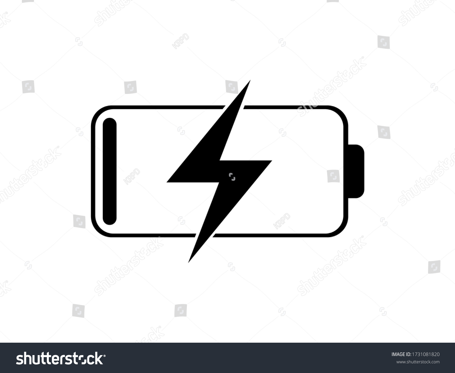 Vector illustration of a battery loaded on a - Royalty Free Stock ...