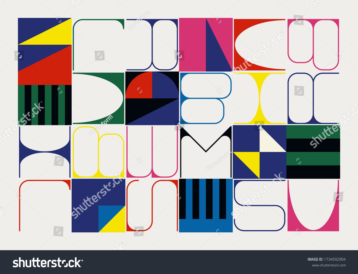 Typographic poster design composition with - Royalty Free Stock Vector ...