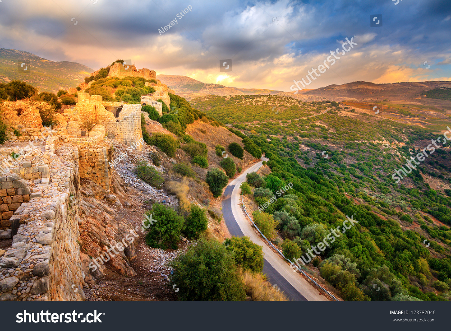 Castle Nimrod in Israel #173782046