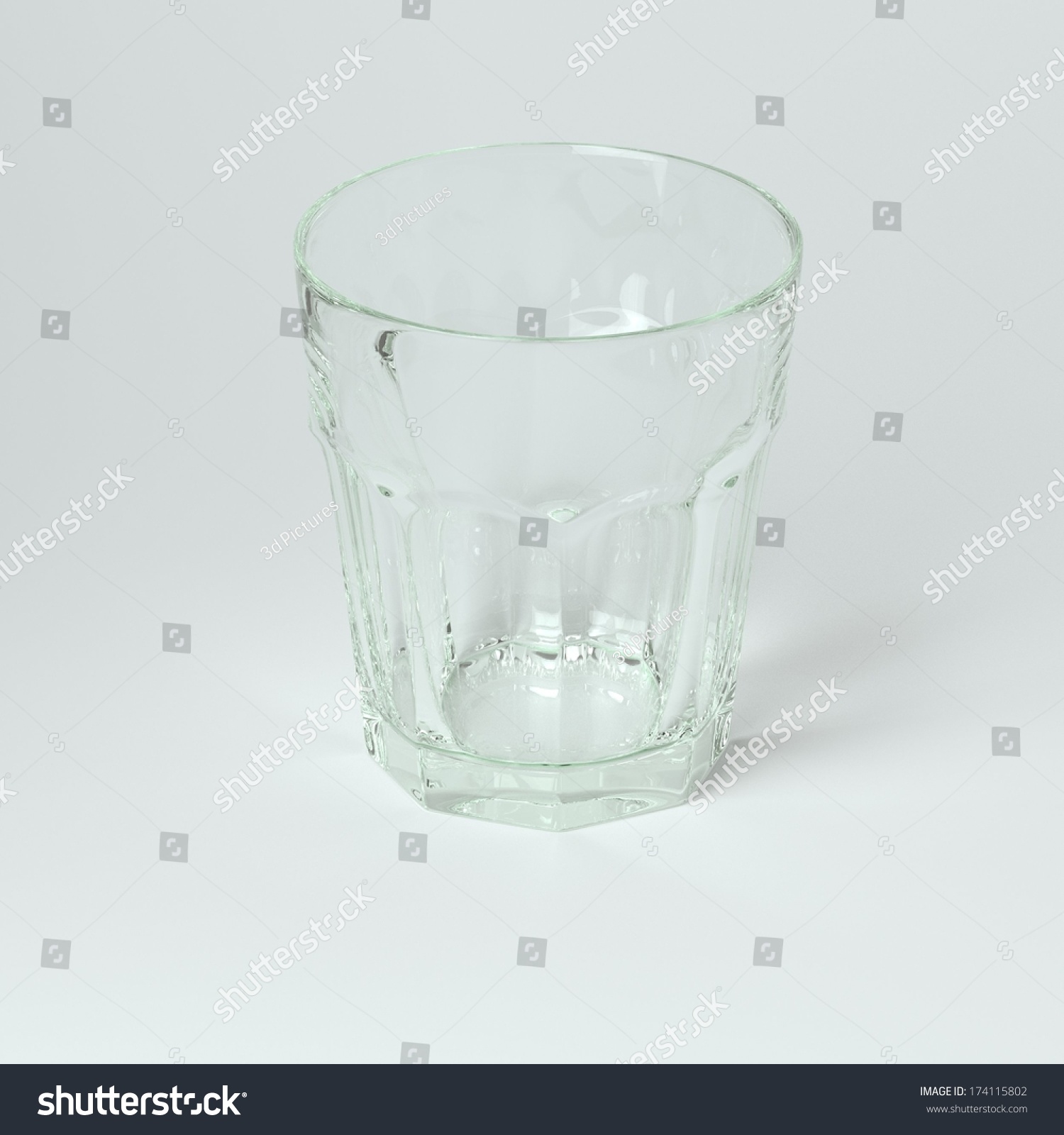 Glass Collection - Water. On White Background #174115802