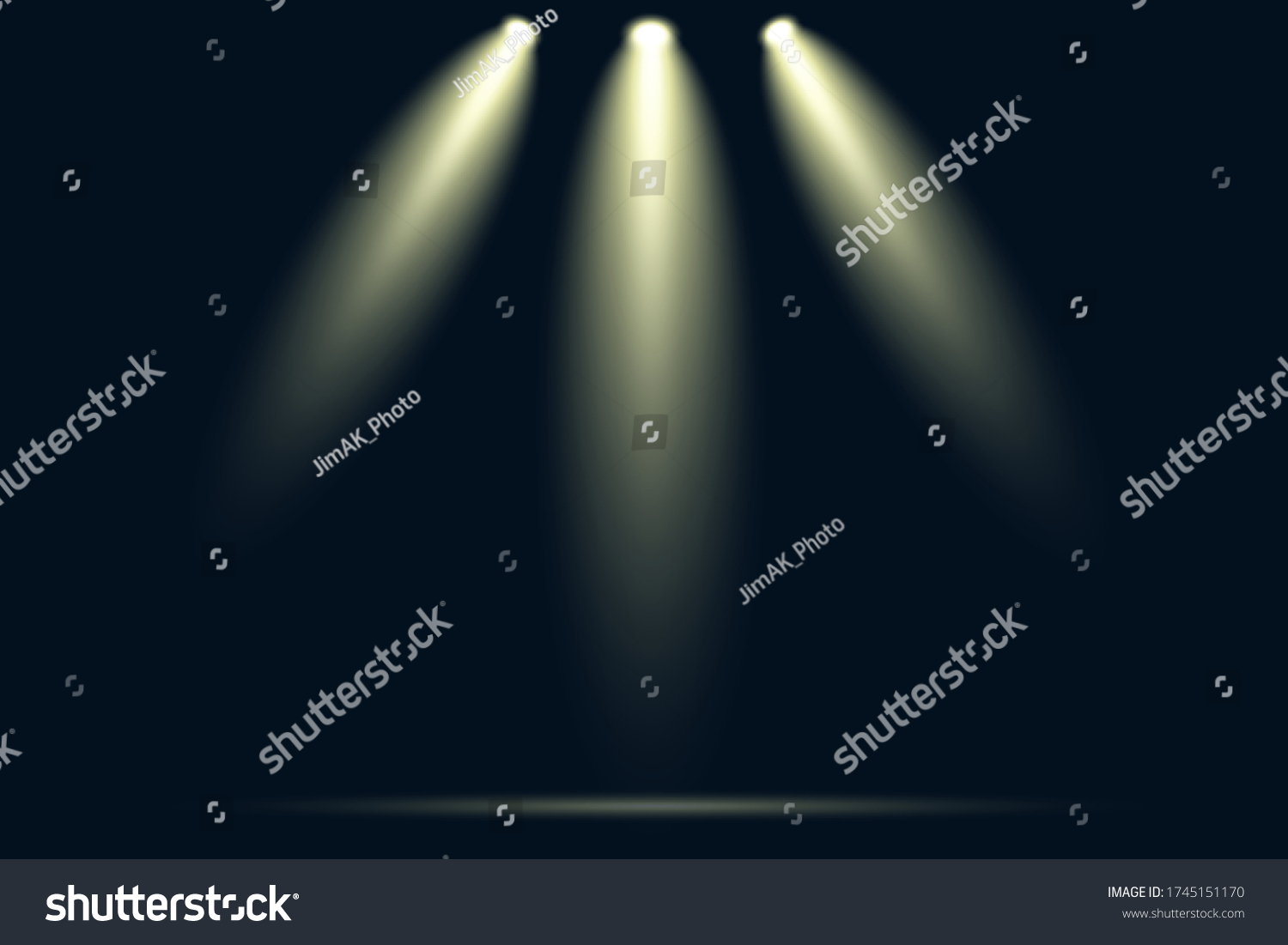 Night spotlight on stage background - Royalty Free Stock Vector ...