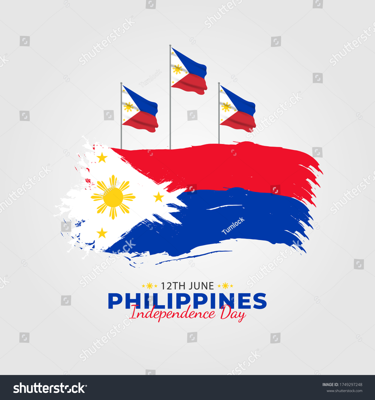 Filipino Araw ng Kalayaan (Translate: Philippine - Royalty Free Stock ...