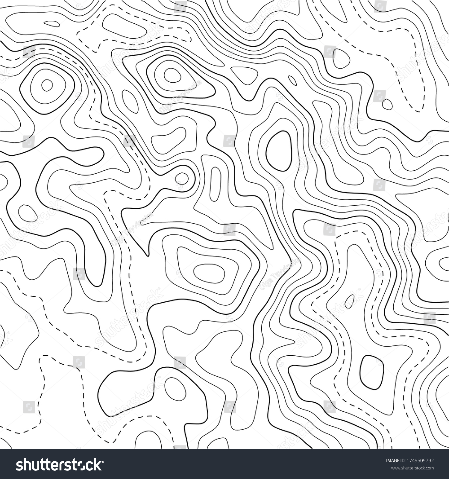 Topographic map background. Grid map. Abstract - Royalty Free Stock ...