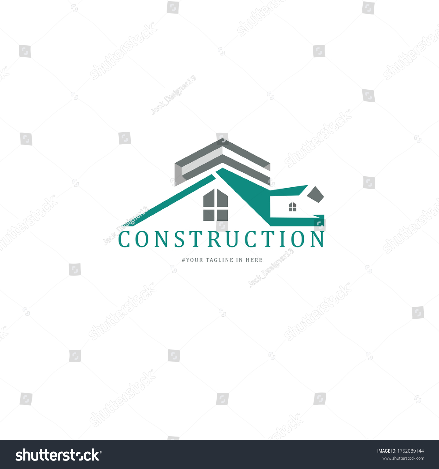 Construction logos inspired by residential - Royalty Free Stock Photo ...