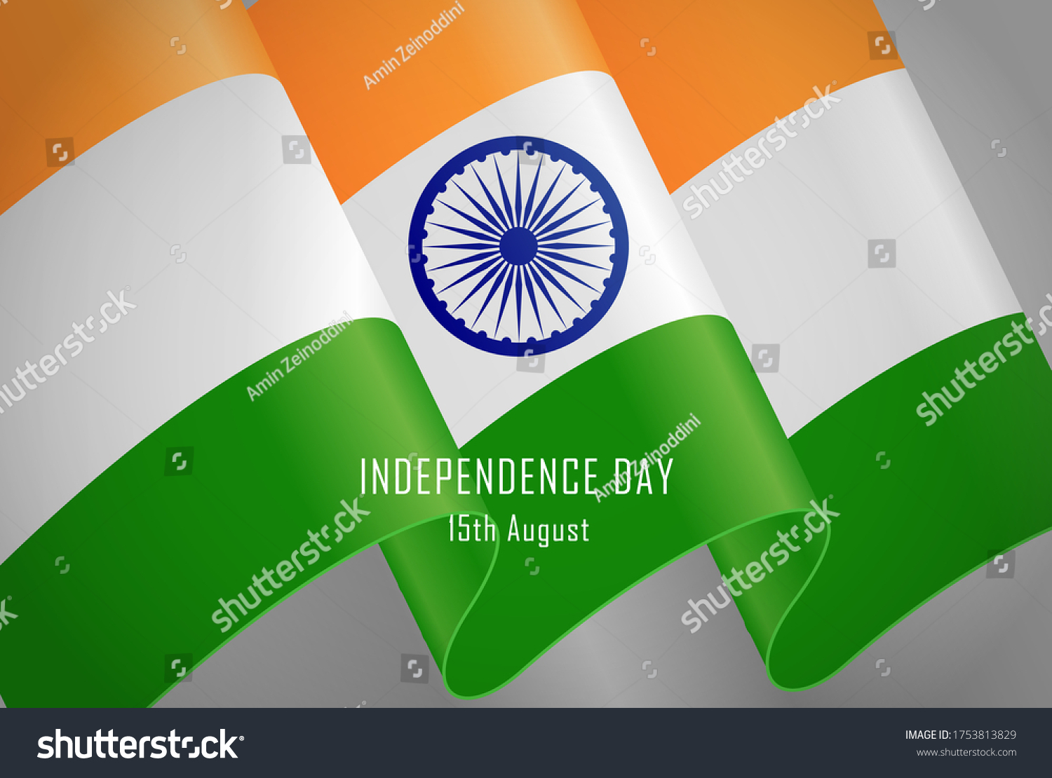 Indian Independence Day concept background. Royalty Free Stock Vector