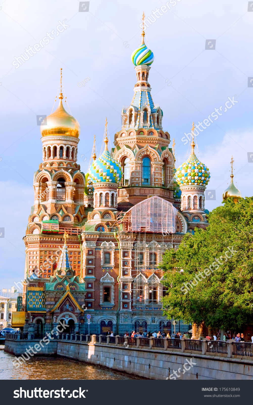 Church of Our Savior on Spilled Blood and Griboedova Canal. St. Petersburg, Russia. #175610849