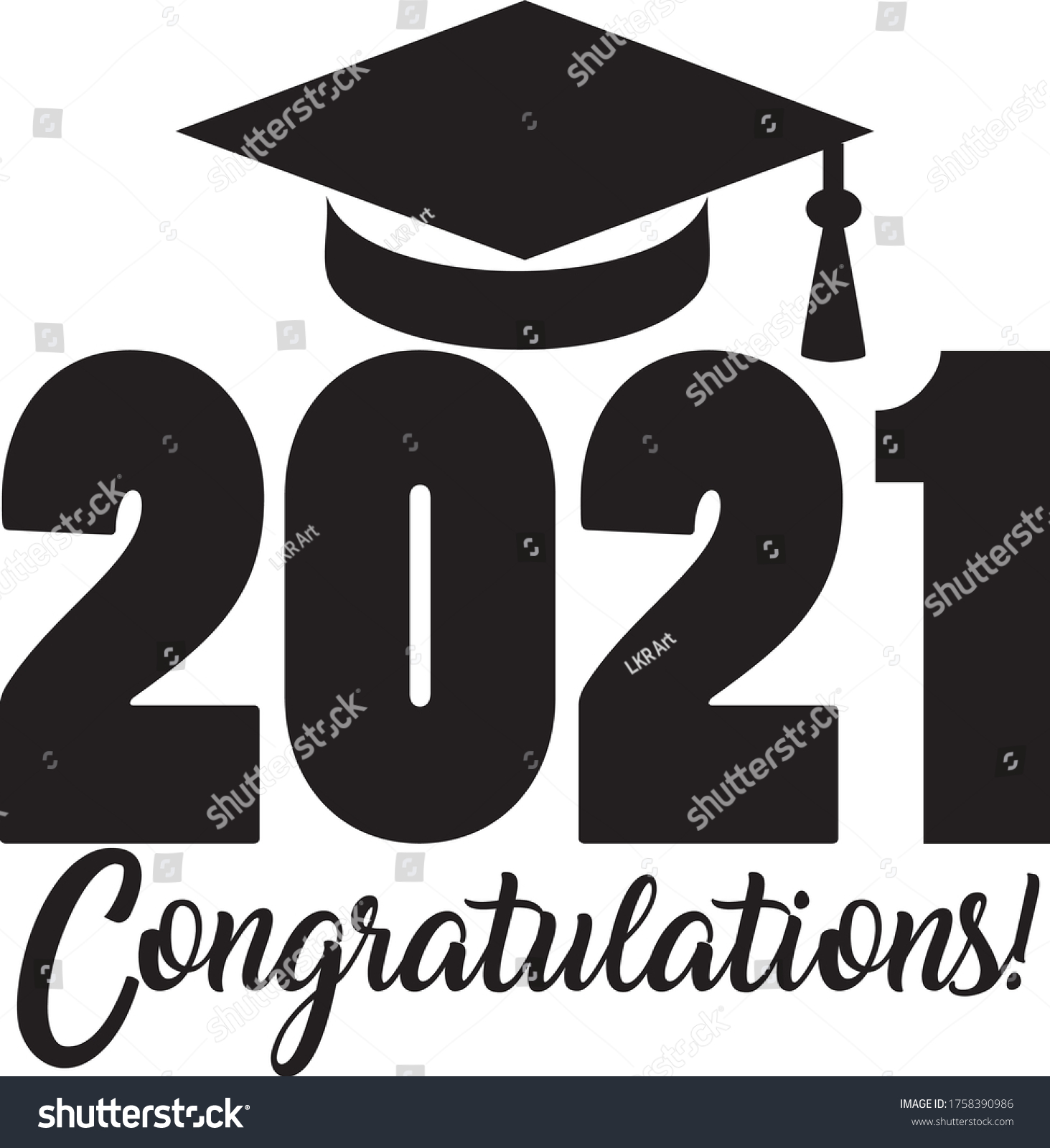 Congratulations Class of 2021 Banner - Royalty Free Stock Vector ...